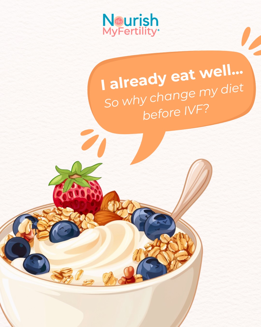 One of the comments I hear quite often is:
“I eat well anyway.”
And many women do.
The question isn’t whether you’re eating a healthy diet. It’s whether your current diet is right for you as you prepare for IVF.
That’s why nutrition advice before IVF shouldn’t be based on assumptions or general recommendations. It should take into account your medical history, blood results, current eating habits, lifestyle and fertility treatment plan.
You may not need to change everything. You may need reassurance that you’re already doing many of the right things, or a few targeted changes based on your individual circumstances.
If you’d like a practical place to start, DM me PREPARE and I’ll send you my IVF Preparation Checklist.