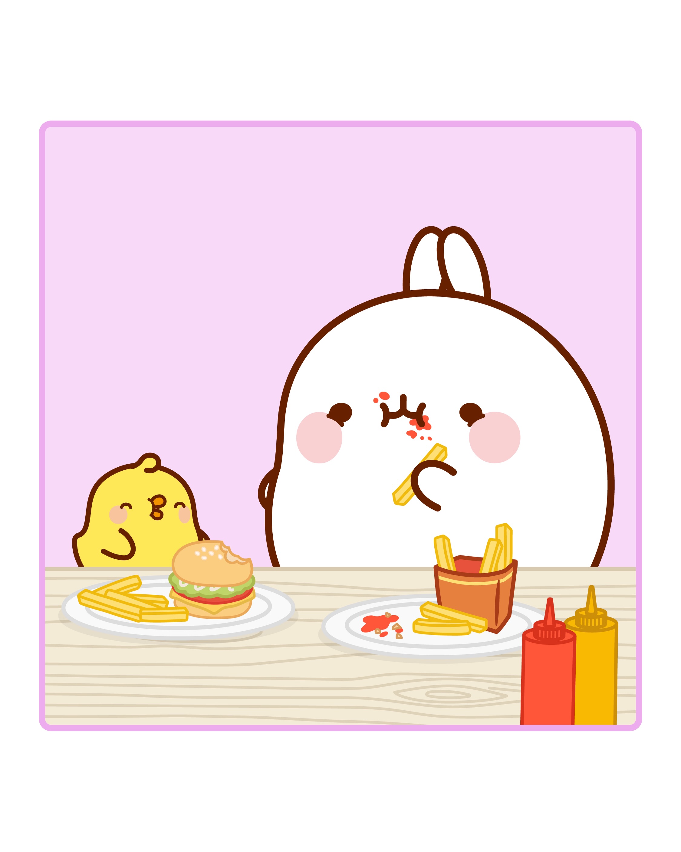If you lose something, maybe Molang got itβ¦ π
#comic #foodie #bestfriends