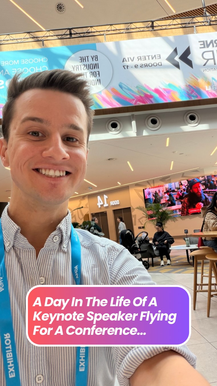 Come fly with me to speak at a conference in Melbourne ✨🚀