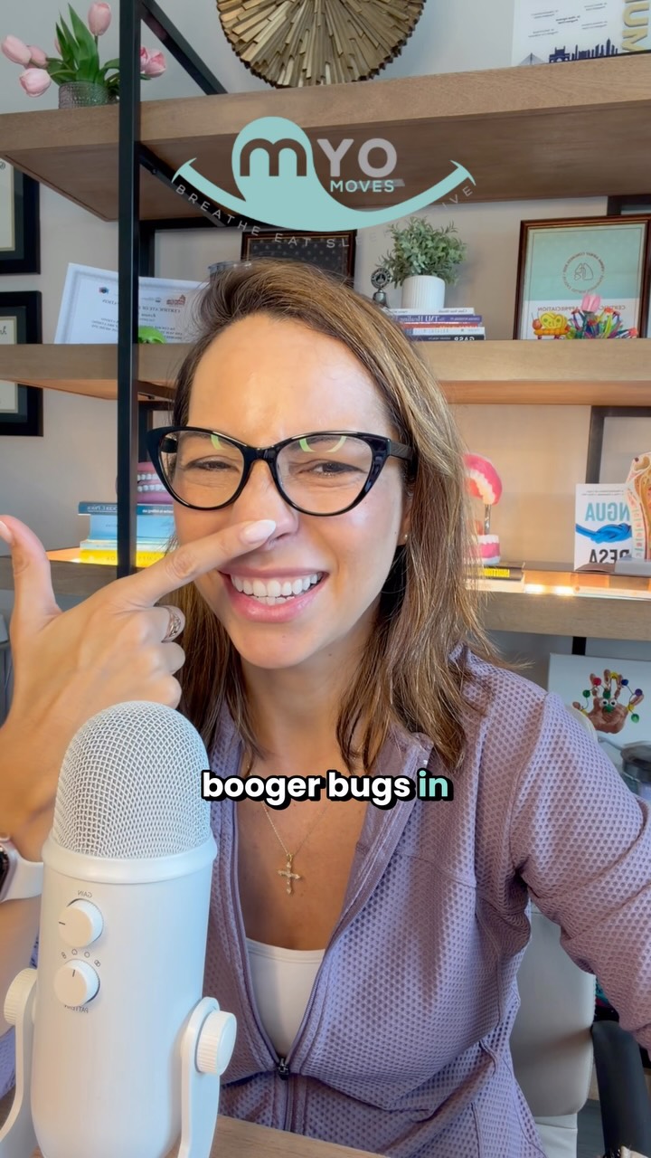 How do you get kids to actually participate in myofunctional therapy? 👀
You make it make sense to them.
Instead of saying, “We need to use your nasal spray,” try:
👃 “You brush your teeth every night because we don’t want sugar bugs. Well… your nose has booger bugs!”
Suddenly, nasal hygiene isn’t another boring task—it’s part of the routine they already understand. 🙌
Spray. Massage. Blow. Breathe. 💨
The goal isn’t just getting kids to do their exercises. It’s helping them understand the why behind what they’re doing so they’re more likely to participate.
Sometimes, a little creativity goes a long way. 💗
#myofunctionaltherapy #myo #airwayhealth #breathebetter #nasalbreathing