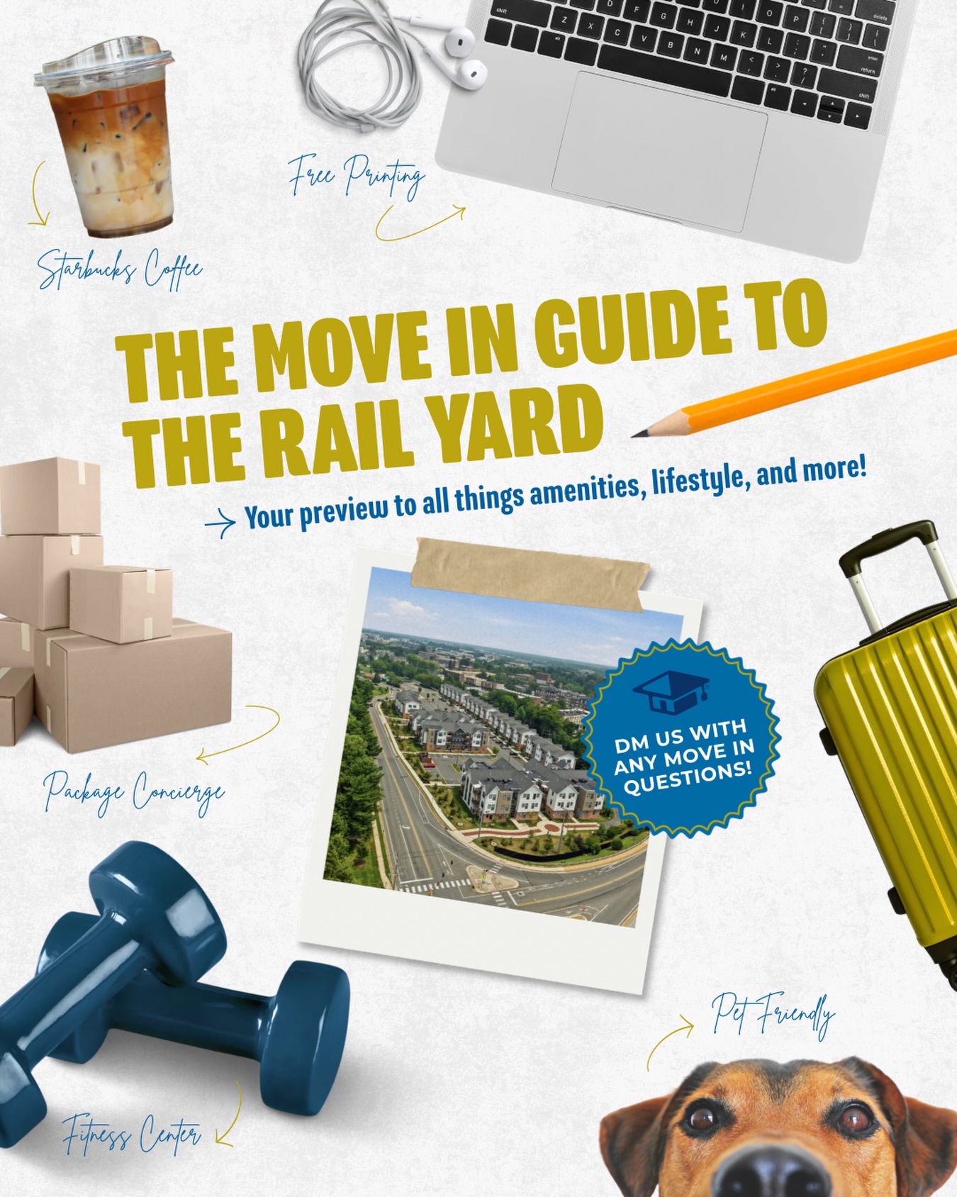Off-campus life should be a breeze, and we’re here to make sure it is! Check out this preview to some of the top-tier amenities waiting for you at The Rail Yard!✨🤩🫶🏼
Got questions about move in? Send us a DM today!
Your College Town Communities staff is always ready to help. 🤍
#CollegeTownCommunities #LiveWithin