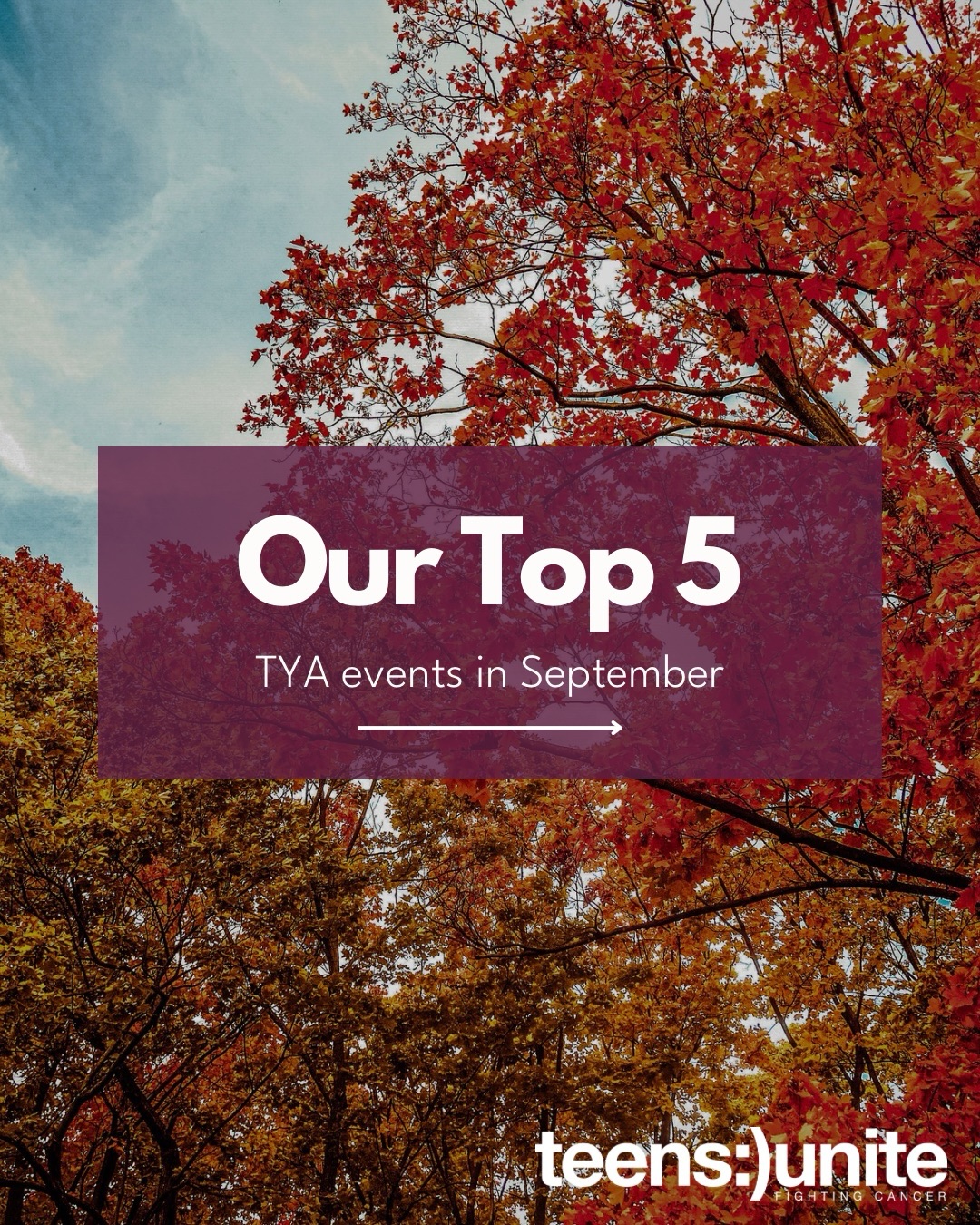 TYA’s check out our top 5 events for September!🌟
Discover You💜
Join us at the amazing YouTube HQ in King’s Cross for a day packed with inspiration and support. You’ll hear from an incredible panel of inspiring leaders from different industries who’ll share their real-life stories and how they’ve overcome challenges. Plus, you’ll get to take part in hands-on workshops that will help you build skills, boost your confidence, and explore new opportunities.
Pasta Making🍝
Our next Be Creative session is all about making your own fresh pasta! Come along and learn how to mix, roll and shape delicious homemade pasta from scratch. Whether you’re trying it for the first time or just fancy giving it a go, this workshop is a fun chance to learn a new skill and get hands-on in the kitchen. We’ll provide everything you need, including all the ingredients and equipment, so you can focus on getting creative and enjoying the experience.
Next Steps🫶
Next Steps is a four-week online programme for young people aged 13–24 living with or beyond cancer, designed to help you rebuild your confidence and take your next step - whatever that looks like for you. Whether you’re ready to start applying for jobs, thinking about going back to education, or simply figuring out what you want to do next, we’ll support you every step of the way.
Gym Takeover🏋️
Join us for an exciting Gym & Personal Training Day, designed to help you build confidence, get active, and have fun in a supportive environment. Whether you’re completely new to the gym or already enjoy training, this session is all about moving at your own pace and discovering what works for you. With guidance from experienced personal trainers, you’ll learn simple techniques, try a range of exercises, and pick up tips you can use long after the day is over.
Newcastle, we are coming soon!💚
Join us at our upcoming event in Newcastle. This is your chance to meet the Teens Unite team, connect with other TYA’s aged 13–24 living with or beyond cancer, and be part of a very exciting opportunity.
🔗Tap the link in our bio to register!
#teencancer #cancersupport #livingwithcancer #tyacancer #tya