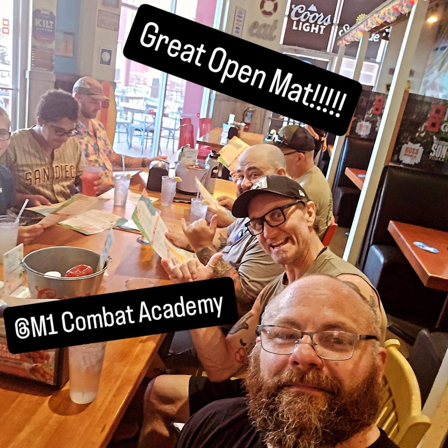 Big thank you to Jeff Cook over at M1 Combat Academy for putting on a great open mat. Great work as we continue working toward Masters Worlds.