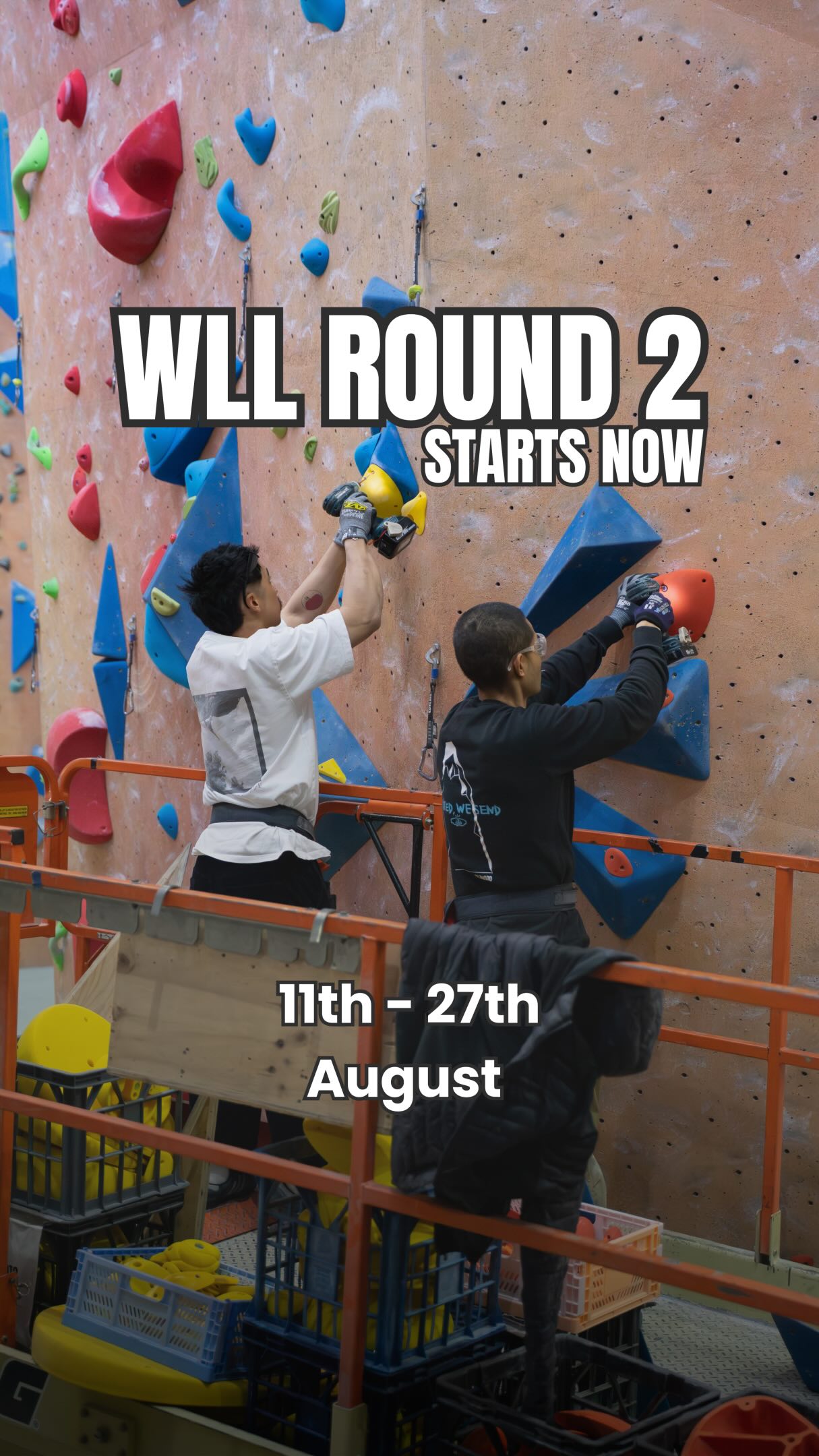ROUND 2! FIGHT!
The second round of the Winter Leading Ladder is now live! Check out the 10 new lead climbs we’ve set for you and rack up those points for the competition 😎
If you haven’t had the chance to score for Round 1, don’t stress! You are still able to score for Round 1 until this Thursday night!
Don’t forget to tag us in your sends, and we can’t wait to see you soon!
#elevateclimbingvillawood #leadclimbing #sydneyclimbing