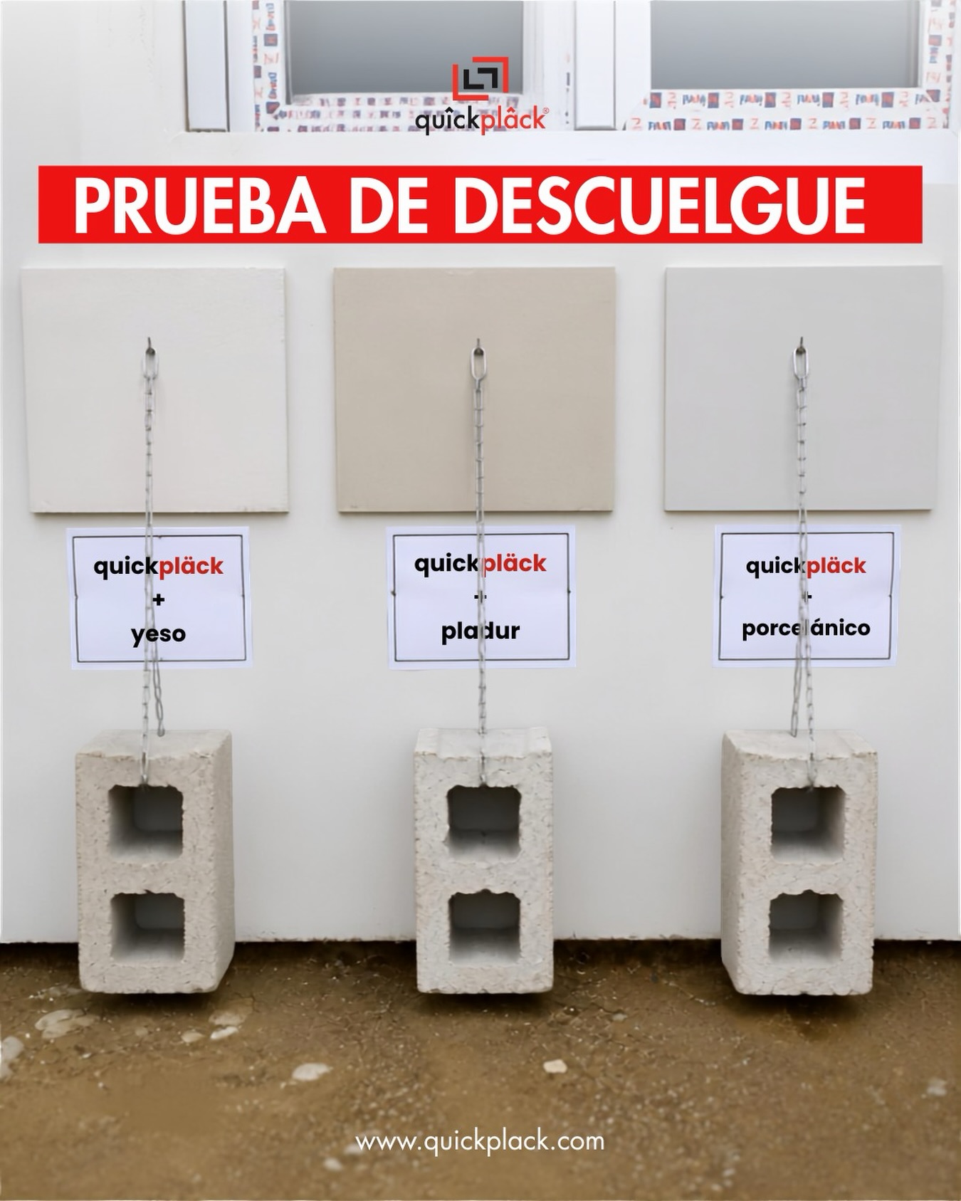 Prueba de descuelgue de nuestros paneles quîckplâck
¡Contáctanos!
📲 +34 606 85 20 13
📲 +34 619 19 93 99
💻 Conoce nuestras soluciones en www.quickplack.com
