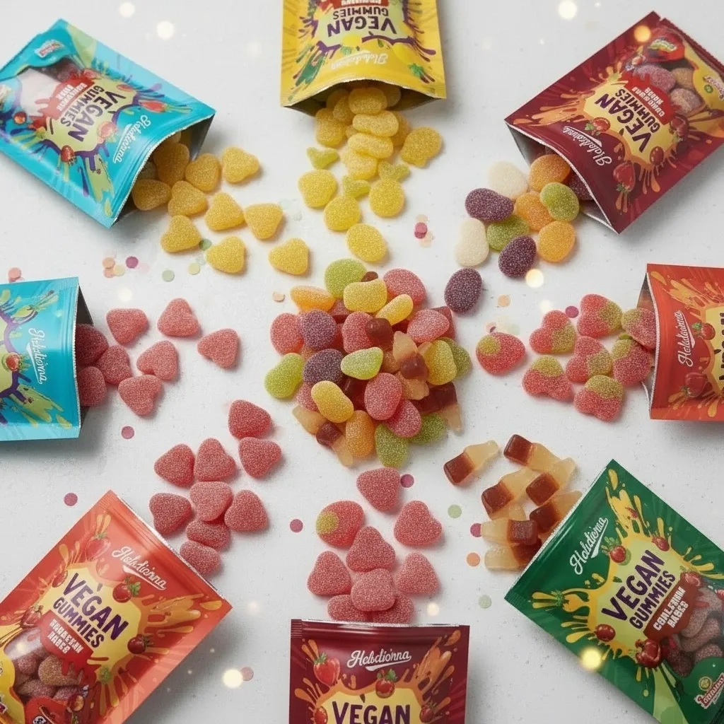 ✨ Sweet treats everyone can enjoy! 🌱🍬
Meet our delicious Vegan Halal Gummy Range – bursting with fruity flavour, made without gelatine, and perfect for sharing (or keeping all to yourself 😉).
Whether you're craving something chewy, colourful, and irresistibly tasty, we've got your sweet tooth covered. Which flavour are you trying first? 💚
#VeganSweets #HalalSweets #VeganHalal #GummyLovers #SweetTreats #PlantBased #GelatineFree #VeganCandy #HalalCandy #CandyLovers #SnackTime #TreatYourself #SweetTooth #VeganLife #HalalLifestyle #FoodieFinds #DessertLovers #VeganSnacks #ChewyGoodness #TasteTheDifference
