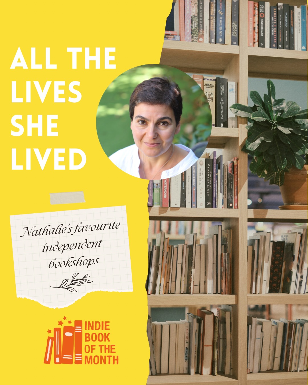 Nathalie Abi-Ezzi’s favourite independent bookshops 💛
#IndieBookOfTheMonth #AllTheLivesSheLived #GoAllIn #TheBookSocial #IndependentBookshops @bookshop_org_uk @booksaremybag @sevenoaksbookshop @saltsmillofficial @stationbookstunbridgewells