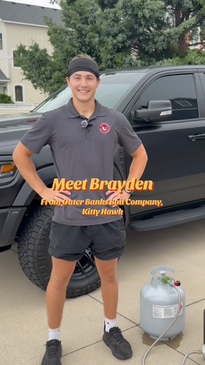 Meet Brayden!
He’s been a part of the Outer Banks Boil Company family for 5 years now, working in the shop for 3 years, and now doing caterings.
We’re lucky to have him on the crew. Give Brayden a 👋 next time you see him at a boil!