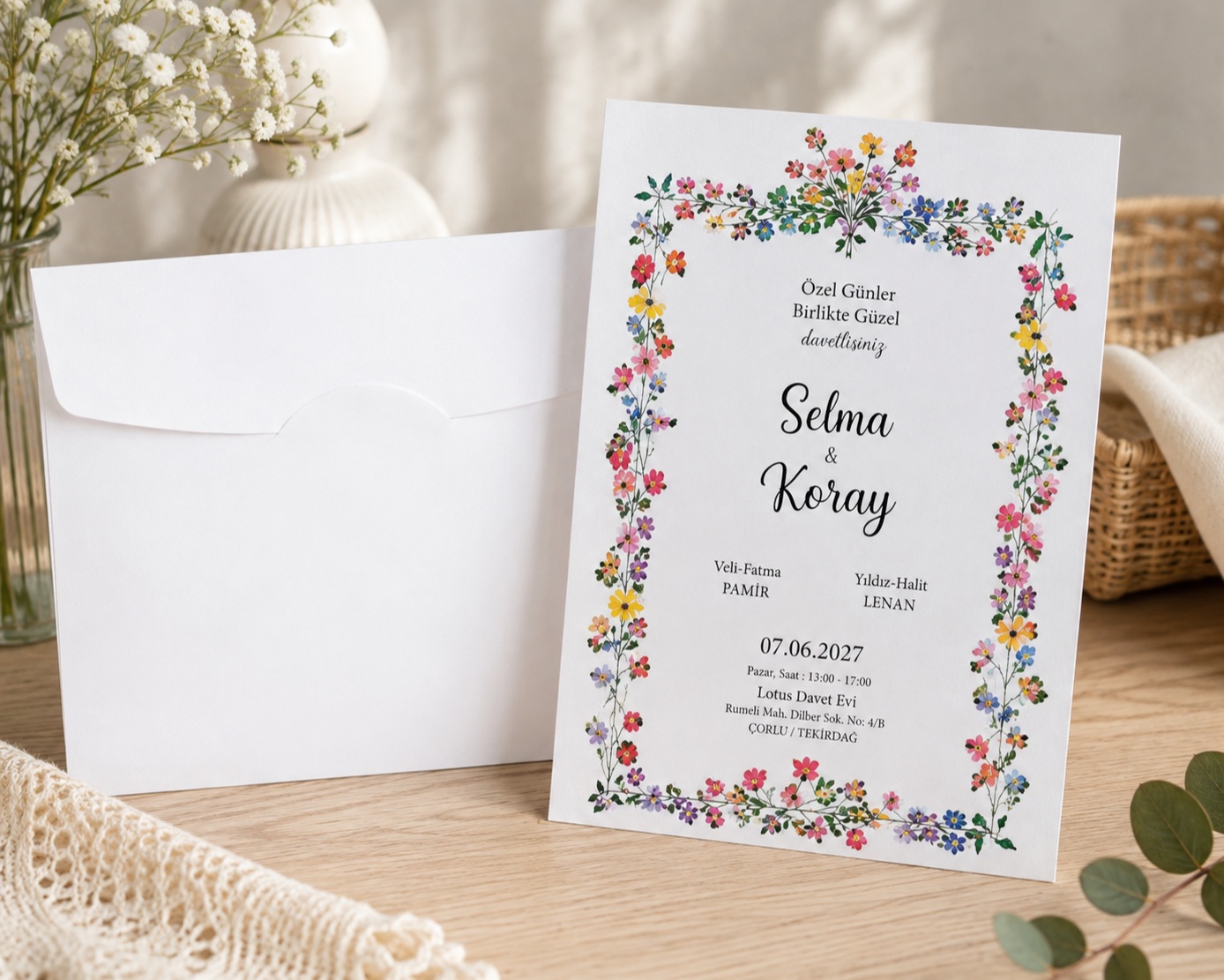 💍 1000 Adet Davetiye + Beyaz Zarf Sadece 3.300 TL!
Düğün hazırlığında bütçenizi zorlamadan şık ve farklı davetiyelere sahip olun.
Fiyat Listesi
• 1000 Adet – 3.300 TL
• 900 Adet – 3.000 TL
• 800 Adet – 2.750 TL
• 700 Adet – 2.500 TL
• 600 Adet – 2.250 TL
• 500 Adet – 2.000 TL
• 400 Adet – 1.750 TL
• 300 Adet – 1.500 TL
• 200 Adet – 1.200 TL
• 100 Adet – 800 TL
✅ 12 × 18 cm davetiye takımı
✅ Beyaz zarf fiyata dahil
✅ Profesyonel ofset (matbaa) baskı
✅ Tasarım ve baskı ücreti dahil
✅ Ortalama 3 iş gününde üretim
✅ Türkiye'nin her yerine kargo (Kargo alıcıya aittir)
📲 WhatsApp Sipariş: 0539 243 15 09
💙 Online satışta 10. yıl
📍 Onur Matbaa – Çorlu / Tekirdağ
#davetiye
#düğündavetiyesi
#dugundavetiyesi
#nikahdavetiyesi
#sözdavetiyesi
#nişandavetiyesi
#kişiselledavetiye
#özeldavetiye
#modernDavetiye
#şıkdavetiye
#zarflıdavetiye
#ekonomikdavetiye
#düğünhazırlıkları
#evleniyoruz
#gelinadayı
#damatadayı
#düğün2026
#düğünorganizasyonu
#matbaabaskı
#tarzdavetiye