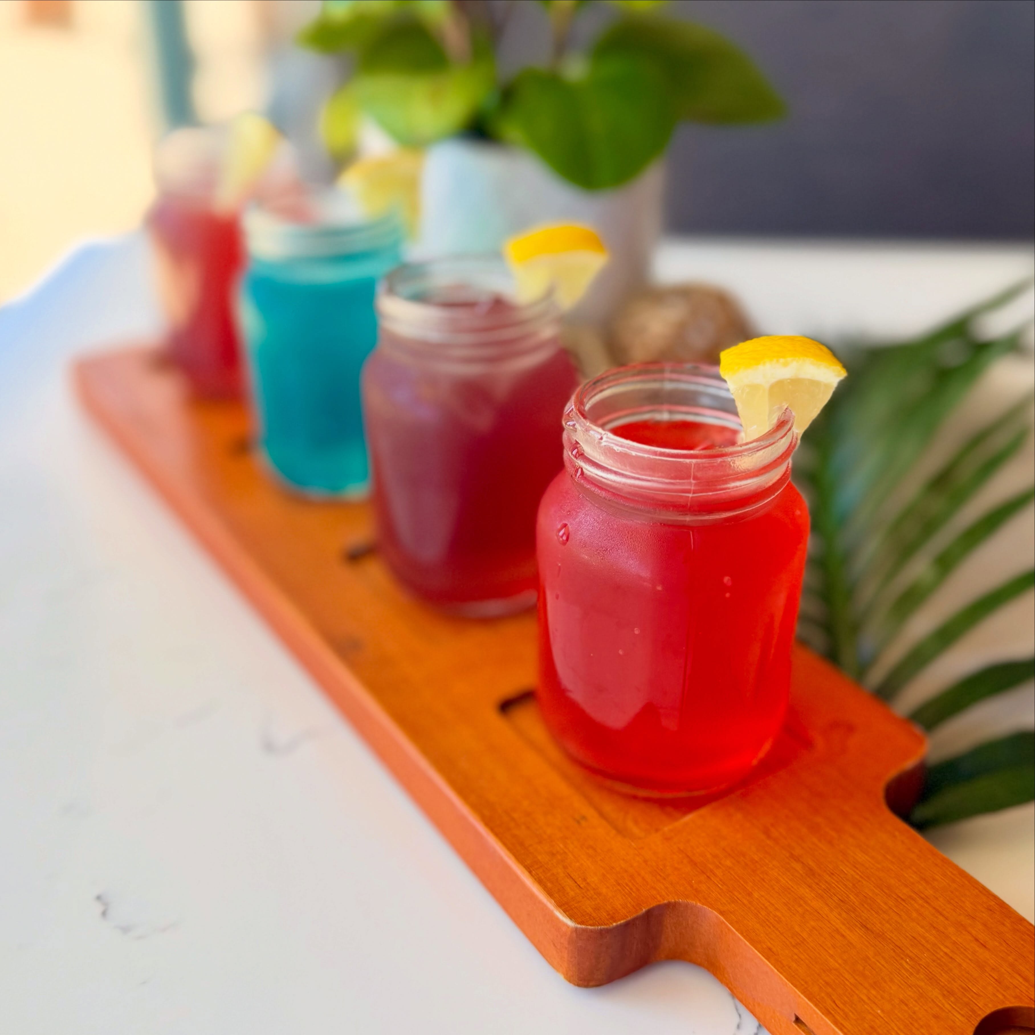 Only a few more weeks left of our Summer Lemonade Flights 🍋 Available all day everyday (also available spiked 😉)
•
•
•
•
•
#lemonadeflight #lemonade #spikedlemonade #durhamtourism
