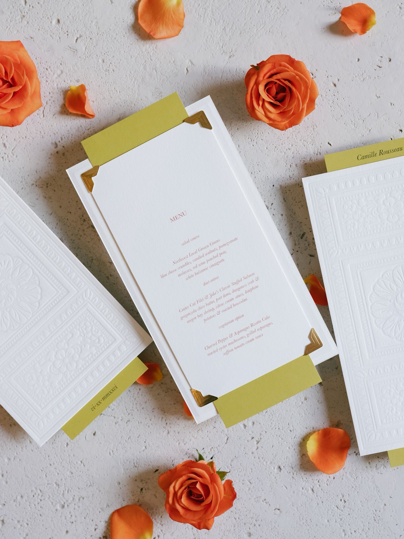 A fresh, clean palette and style that has me craving crisp fall days, and I believe the general consensus in Oregon is fall starts 9/1–most kids head back to school, night is here by 9pm and we stay out of the 90 degree temps. Looking forward to the September weddings and colors, food and cozy vibes of fall!
Venue: @sentinelhotel
Planner: @totemweddingsandevents
Photographer: @rtfaithphotography
Videographer: @timberandtidefilms
Florist: @trellis_flowers
HMUA: @ckennedybeauty
Rentals: @lilyandcane
Paper Goods: @lettersanddust
Linen/pillow: @avery_bbjlt @bbjlatavola
Drapery: @runestoneevents
Cake: @dreamcakespnw
Gown: @aandbebridalshop
Model: @paulina.m.filip
@sabrina_irondiamond
@lauren_irondiamond @jessi_irondiamond