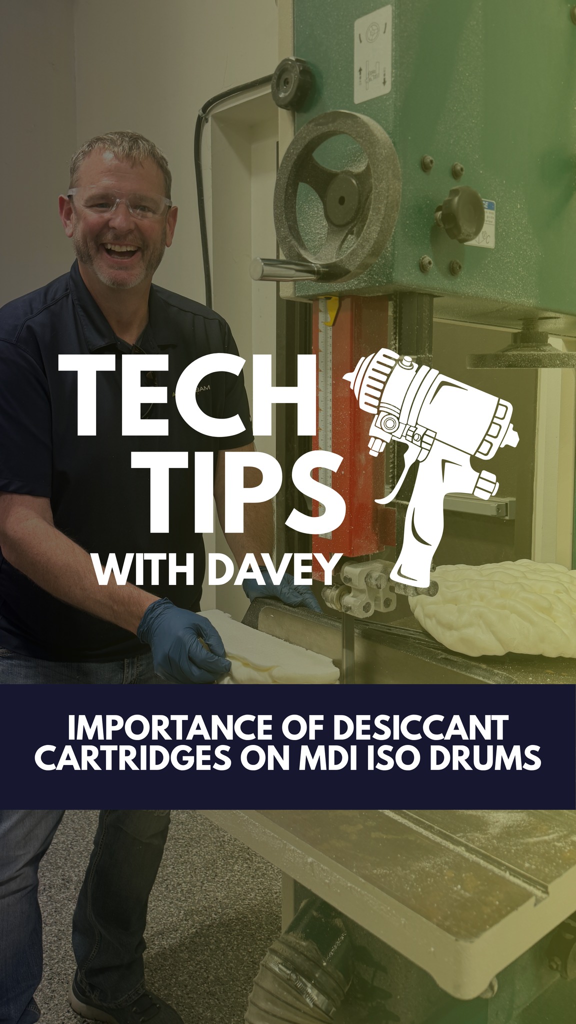 In this Accufoam Tech Tip, Davey explains why desiccant cartridges are an important part of protecting your MDI ISO drums, helping prevent crystallization and supporting consistent processing on the job.
Check out our website for more Tech Tips, product education, and resources built for spray foam contractors!
#Accufoam #TechTip #SprayFoam #SprayFoamInsulation #ContractorTips