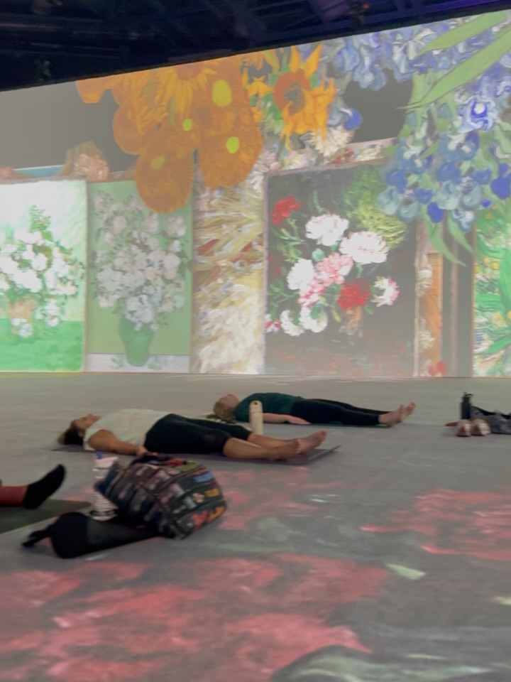 What an honour this job was 😇👏
An unforgettable teaching experience and one that both myself and everyone who joined me will hopefully remember for a very long time.
There was something pretty special about bringing yoga into such incredible immersive spaces, surrounded by art, music and so many people coming together to move, breathe and be present. 🧘♀️✨
A massive thank you to @beyondmonetuk, @beyondvangoghuk & @nottinghamarena for making my experience working with you all so wonderful. 🤍
And thank you to every single person who came along to one of my classes. Your energy, smiles and willingness to give it a go made these sessions so special.
Feeling very grateful to have been part of it. 🥹🪷
Until the next one… 👀✨