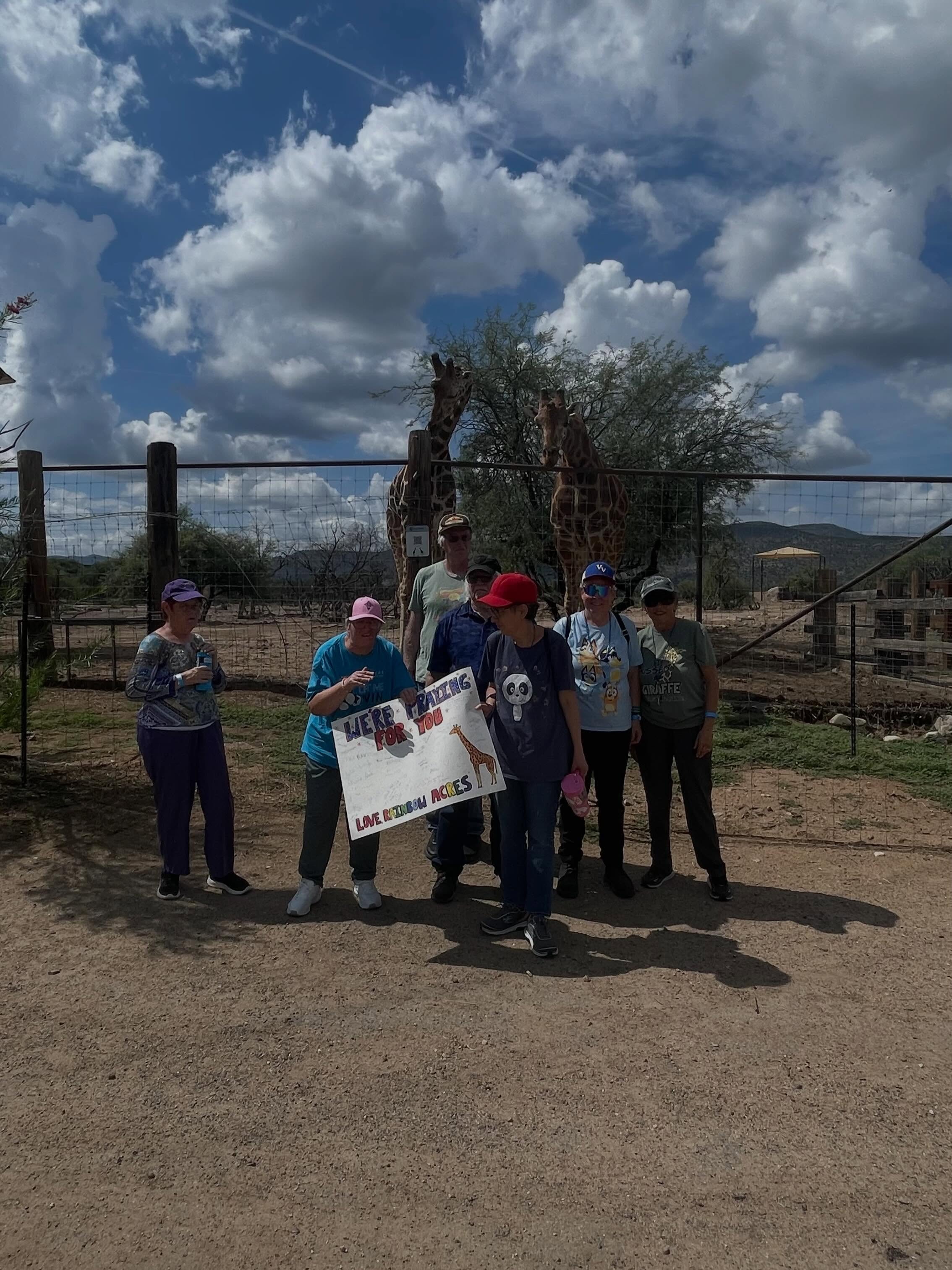 Today, we were visited by our friends from Rainbow Acres. We always cherish their visits with the animals.
After hearing about the flood, they thoughtfully organized a root beer float fundraiser to support Out of Africa Wildlife Park and Sanctuary. Their excitement as they presented their generous donation was truly heartwarming.
We are deeply grateful for their kindness, compassion, and support. We are honored to call the Rainbow Acres community part of our family.
#outofafricawildlifepark #outofafricawildlifeparkandsanctuary #rainbowacres #Donations #greatful