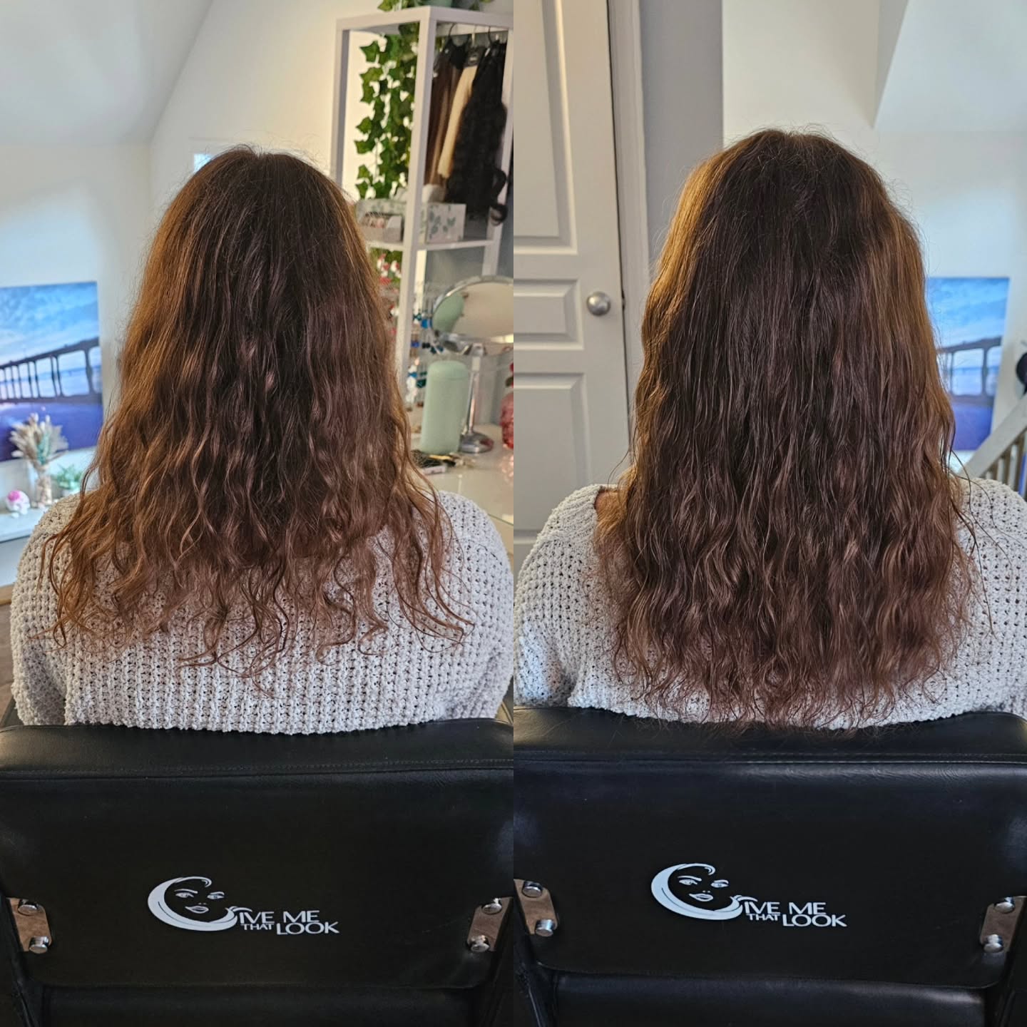 Hidden bead weave install with custom curly wefts for a bit of added volume ✨️
#hairextensions #hairextensionsgatineau #hairextensionsottawa #weaveextensions #gatineauweave