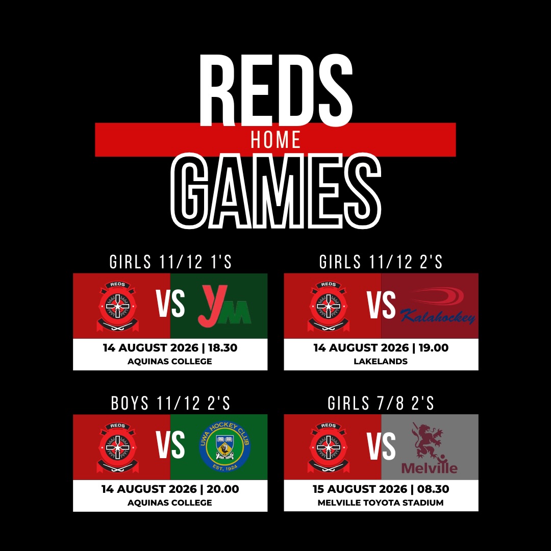 Check out where our Reds teams are playing across this weekend’s home and away fixtures.