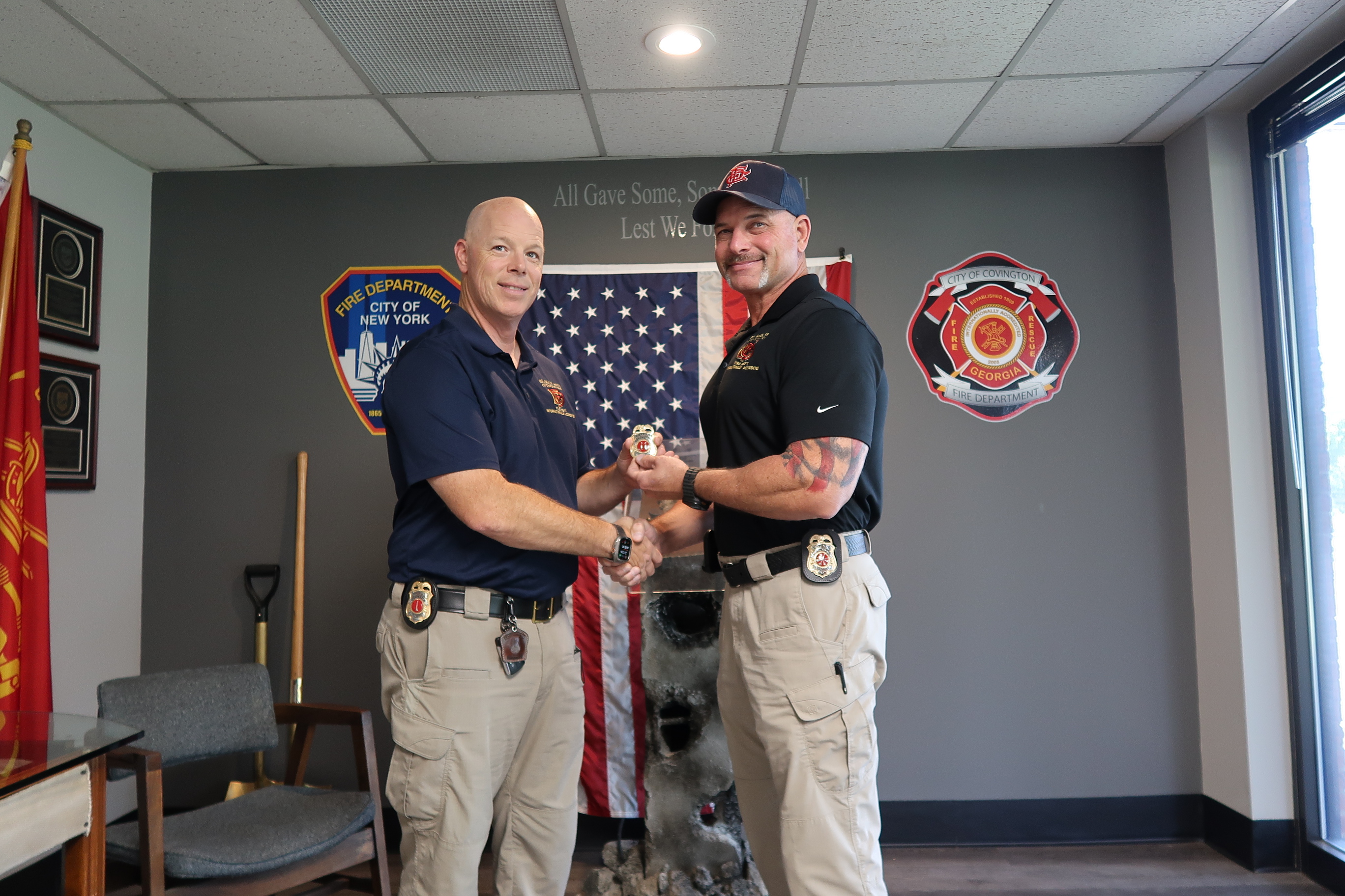 Congratulations, Captain Eric Wood
The Covington Fire Department is proud to recognize Eric Wood on his promotion to Captain.
Captain Wood currently serves in the Fire Marshalβs Office, where he has continued to demonstrate professionalism, knowledge, and a strong commitment to protecting the citizens of Covington.
His experience and dedication have made him a valuable member of our department, and this promotion reflects the leadership and responsibility he brings to the team each day.
We are proud to recognize this well deserved accomplishment and look forward to seeing Captain Wood continue to serve and lead in his new role.
Please join us in congratulating Captain Eric Wood on his promotion to Captain.
#CovingtonFireDepartment #CaptainWood #Promotion #CFD