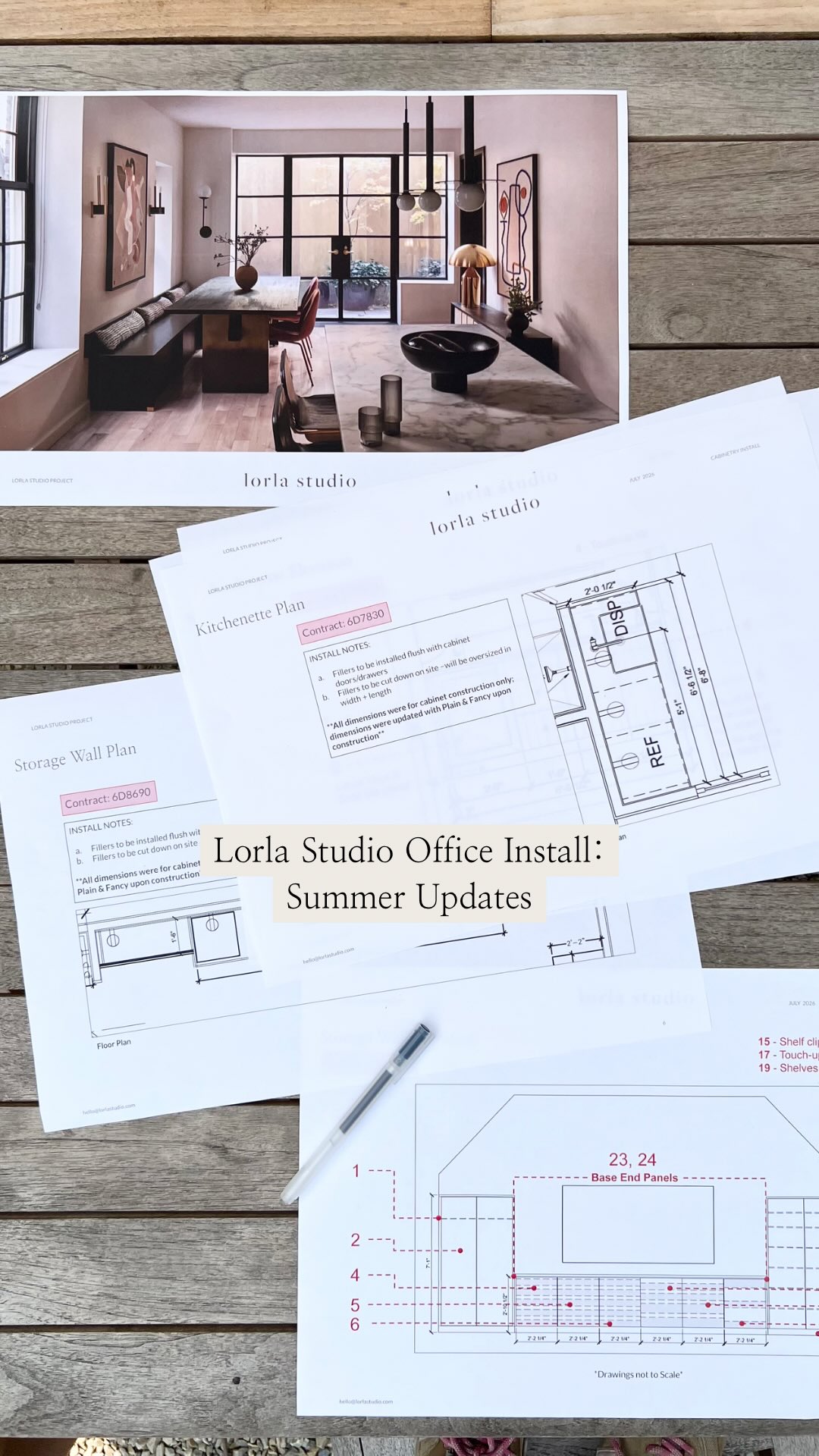I cannot WAIT to welcome you into our new Lorla Studio office this fall. 🍁She is looking pretty cute!!
Coming soon...some things just take time.