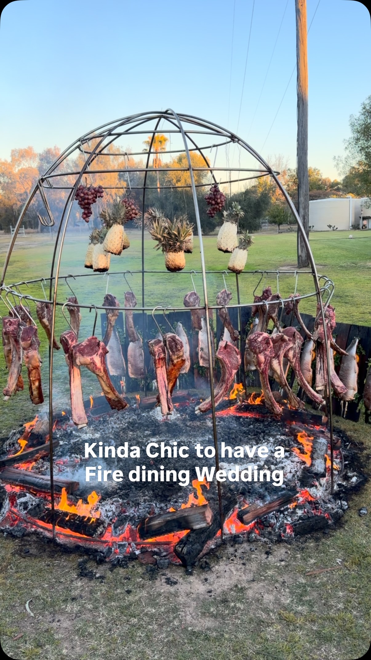 Kinda Chic to create Fire Dining Experiences for amazing guests and occasions
Kinda Chic when it’s a wedding
Kinda chic when it’s a corporate
Kinda chic when it’s a birthday
Kinda chic when it’s a collab on the other side of the world
Kinda chic when it’s about cooking over fire and sharing food and great time in the beautiful outdoors 🔥
.
.
#event #asado #outdoors #experience #foodie