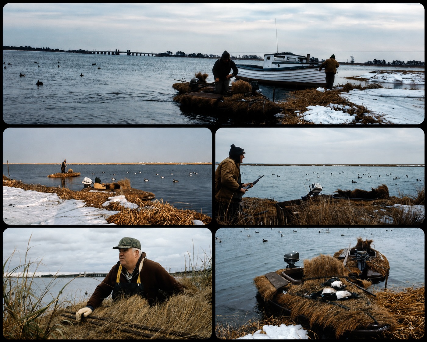 Almost Time…. A look back at days on the #GreatSouthBay with Bud Ward & Ronnie Bauer enjoying some action within their SouthBay Duck Boats. #OnTheFallingTide