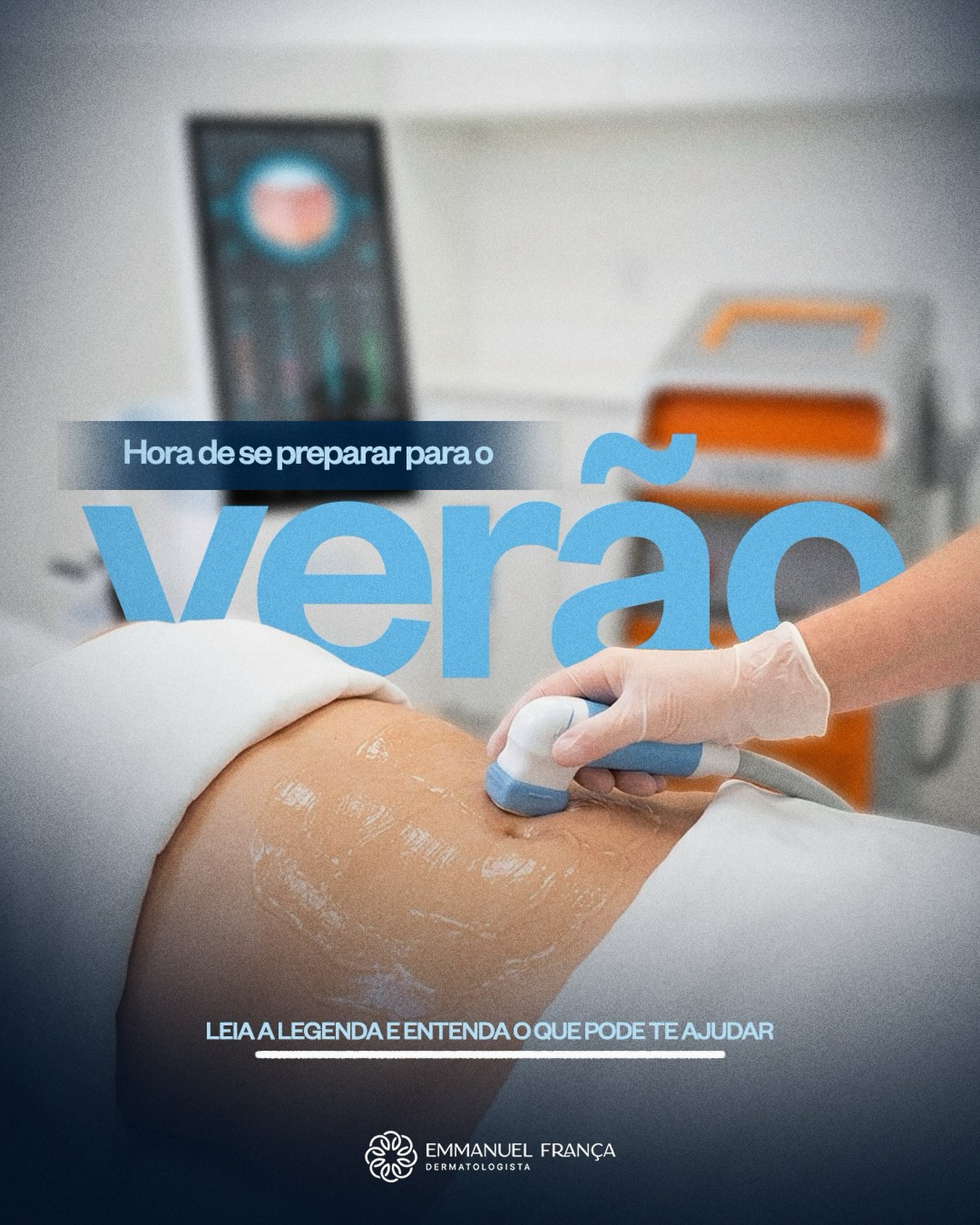 O verão começa antes da estação. ☀️
Se a ideia é cuidar da pele e chegar aos dias mais quentes com mais firmeza e qualidade, o Exion pode fazer parte desse planejamento.
A tecnologia combina recursos avançados para estimular colágeno, melhorar a qualidade da pele e auxiliar no tratamento da flacidez, com protocolos individualizados para cada necessidade.
Porque cuidar do corpo não precisa ser uma promessa de última hora. É uma estratégia que começa antes.
Na @skinprime_, o Exion já está disponível.
Dr Emmanuel França
Dermatologista
CRM 5999
RQE 636