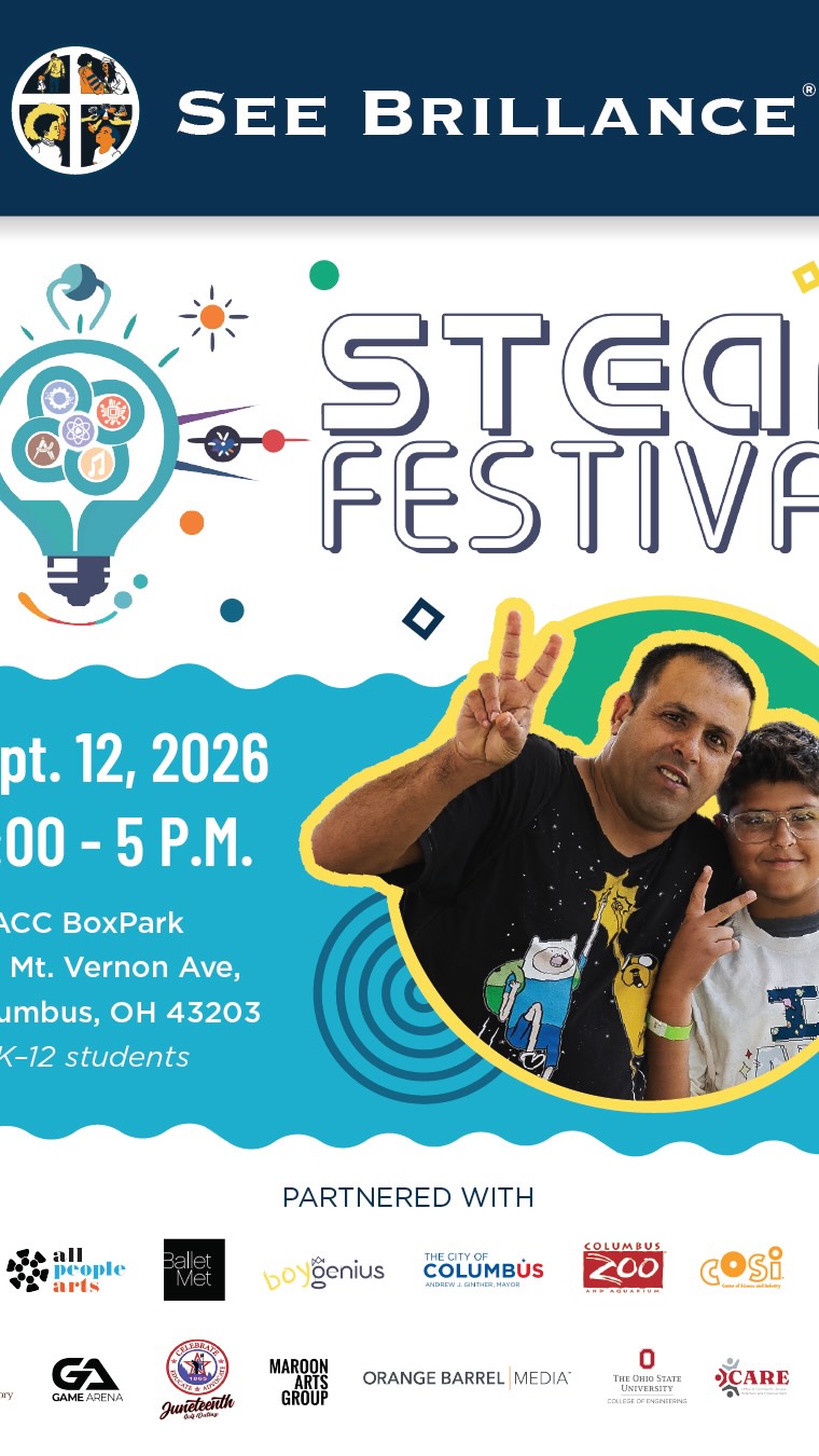 Something big is coming to Columbus, and we need you there. 🔥
On September 12, See Brilliance is taking over MPACC Box Park for the STEAM Festival — five hours of hands-on experiences your family won't stop talking about. Bucket truck rides. drones. theater performances. engineering challenges. gaming. art. dance. music. food. prizes. and STEAM experiences designed to make young people fall in love with learning. All of it free. All of it for your family. 💡🎮🧪🎨
This isn't a passive event. Your child will build, experiment, create, and discover something about themselves they didn't know before they walked in.
📅 Saturday, September 12
⏰ 12 to 5 PM
📍 MPACC Box Park, Columbus
🎟️ FREE for youth and families
We want your family in the room. Hit the link in our bio to register now and share this with every Franklin County and abroad parent you know who will be able to show up!
If you have registered, tell us in the comments below, "We are coming to the STEAM Festival"
#SeeBrilliance #STEAMFestival #FamilyFun #HandsOnLearning #CommunityImpact