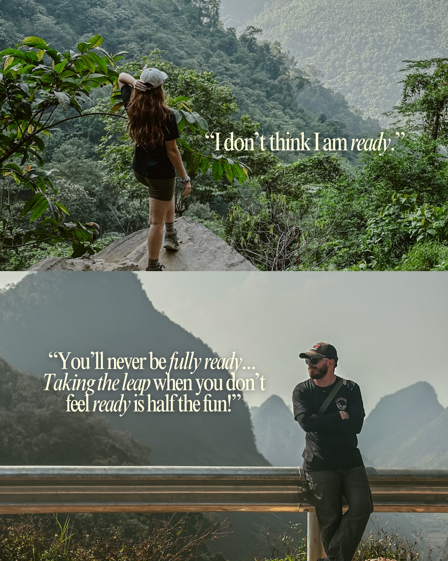 Life is TOO SHORT for WHAT IFS 👏
Let’s support each other as we take the leaps into the life we have been searching for! 🫶 You’ve got this! We are so proud of you! What leap are you needing to take next? 🤔
If you are new here hello! 👋 We are Rhett & Lynnae! Just your average everyday couple on a mission to live life to the fullest - started with a global backpacking trip and just haven’t stopped! 🗺️✨
Follow @thegreatattemptvlog for more trying new things, full time travel & worldwide animal rescue + petsitting content! 😊