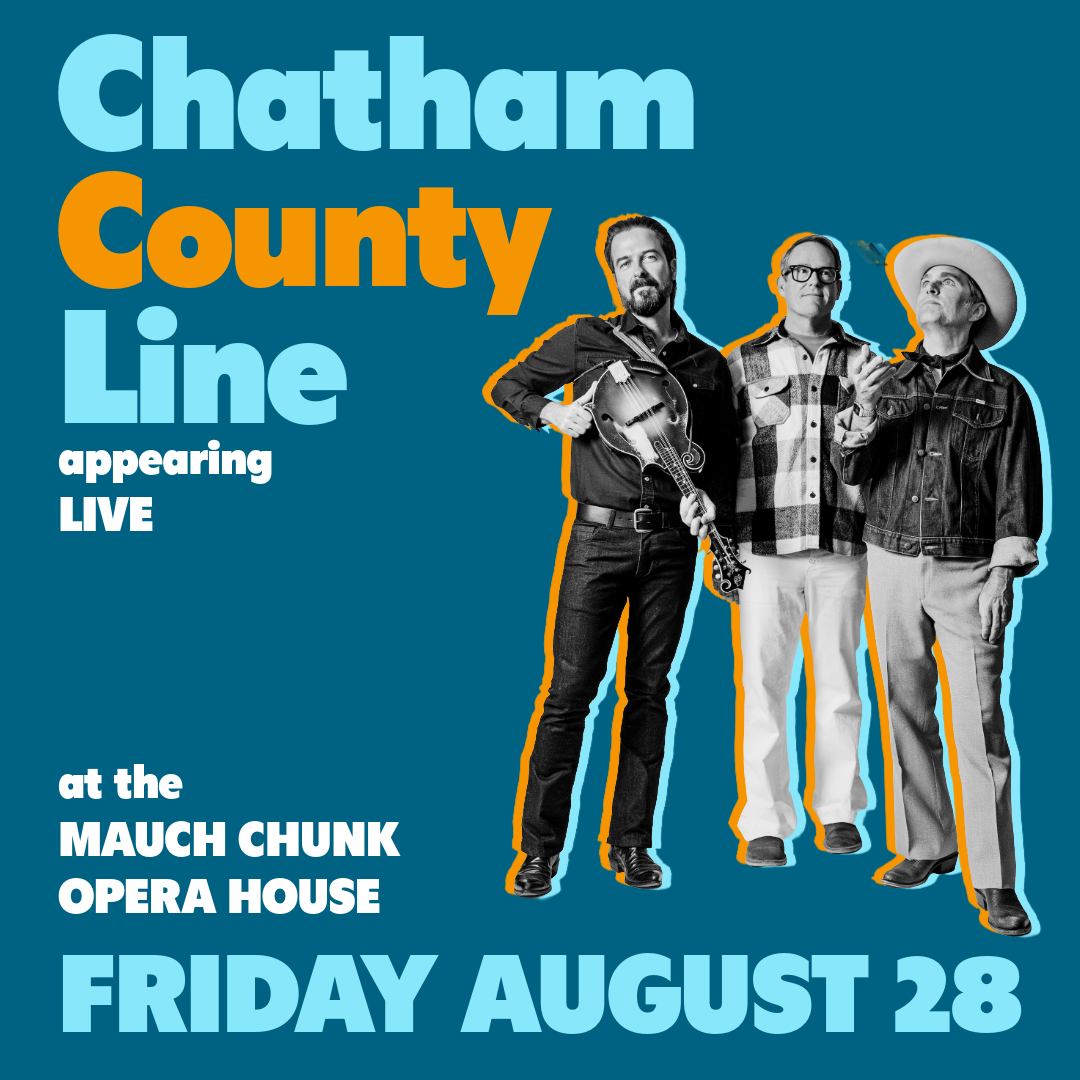 Join us on August 28 for an evening with Chatham County Line
Launched a little more than twenty years ago in Raleigh, North Carolina, Chatham County Line has built a devoted following on the strength of their genre-bending live show—an intoxicating blend of bluegrass, folk, country, and rock and roll.
Get tickets at mcohjt.com
#visitjimthorpepa #livemusic #poconomtns #chathamcountyline