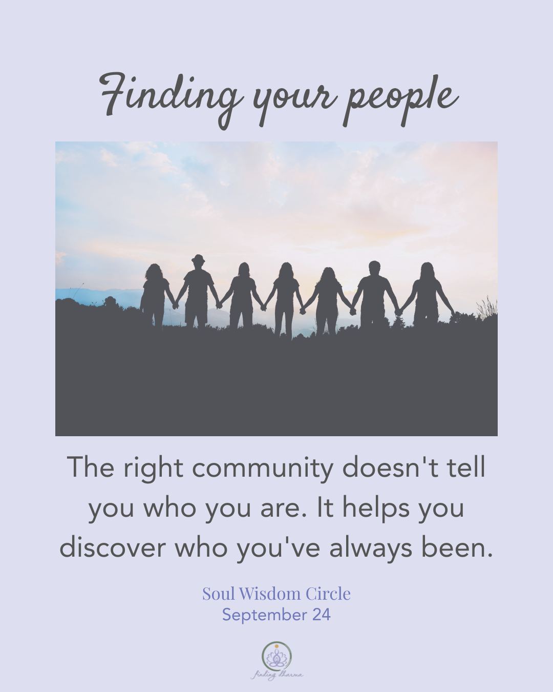 What changed in me because I found my people?
I trusted myself more.
I understood my experiences.
I discovered gifts I hadn't fully recognized.
I learned from others while finding my own voice.
I contributed to others' journeys, which deepened my own.
That's why I'm so excited to be launching Soul Wisdom Circle with my gifted friends, where we can come together to ask questions, share experiences, and deepen our own spiritual connection.
#SoulWisdomCircle
#SpiritualCommunity
#SpiritualAwakening
#FindingYourself
#FindingDharma