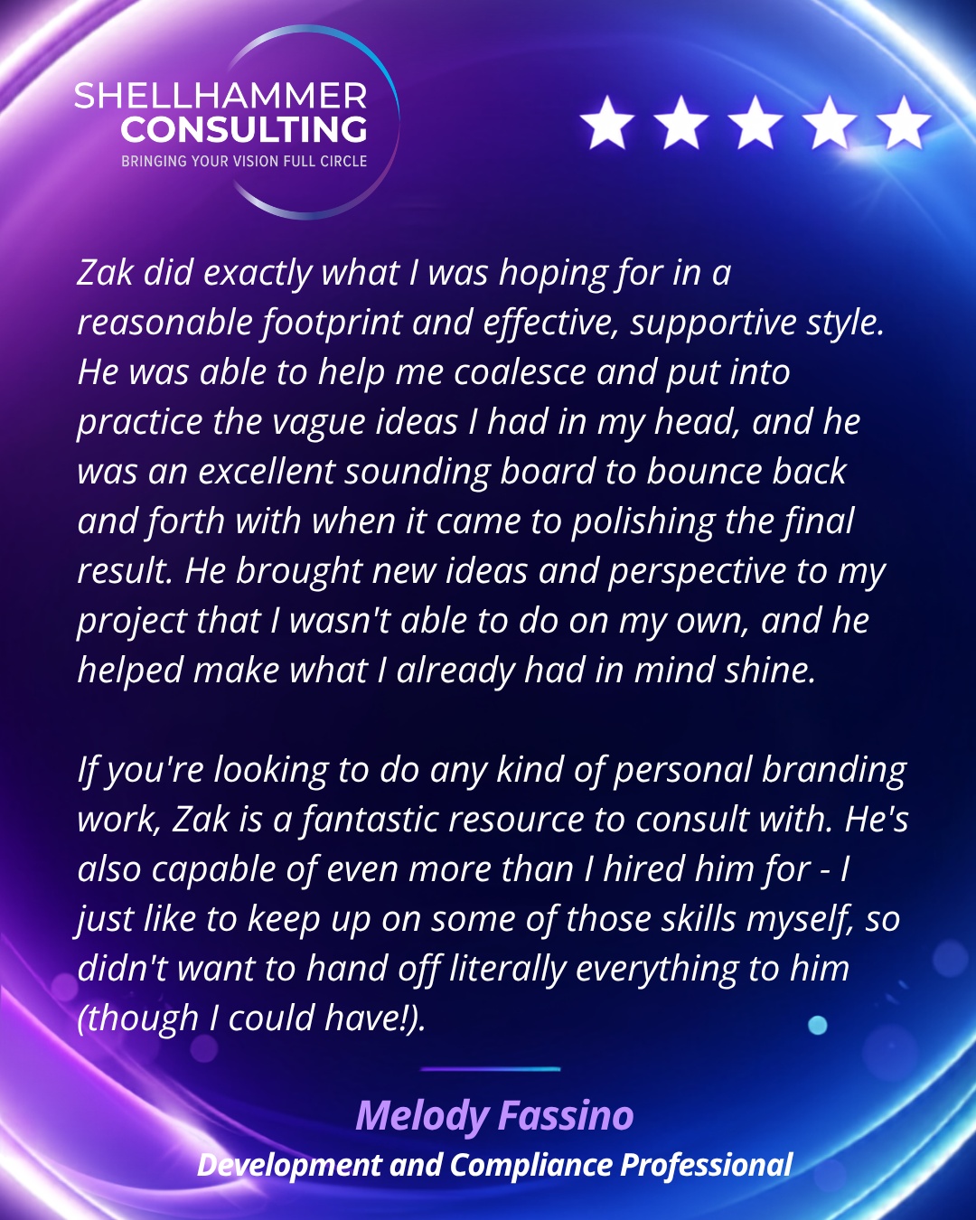 Making people shine isn't something I do to my clients. It's something we do together.
Melody came to me with ideas, good ones. My job wasn't to replace them. It was to sit on the other side of the table, ask the right questions, push back where it helped, and hand it back to her clearer than it came in. That only happens when it's a team effort.
Thank you, Melody. 💫
#BrandClarity #AuthenticMarketing #BrandStrategy #MarketingStrategy #ClientTestimonial