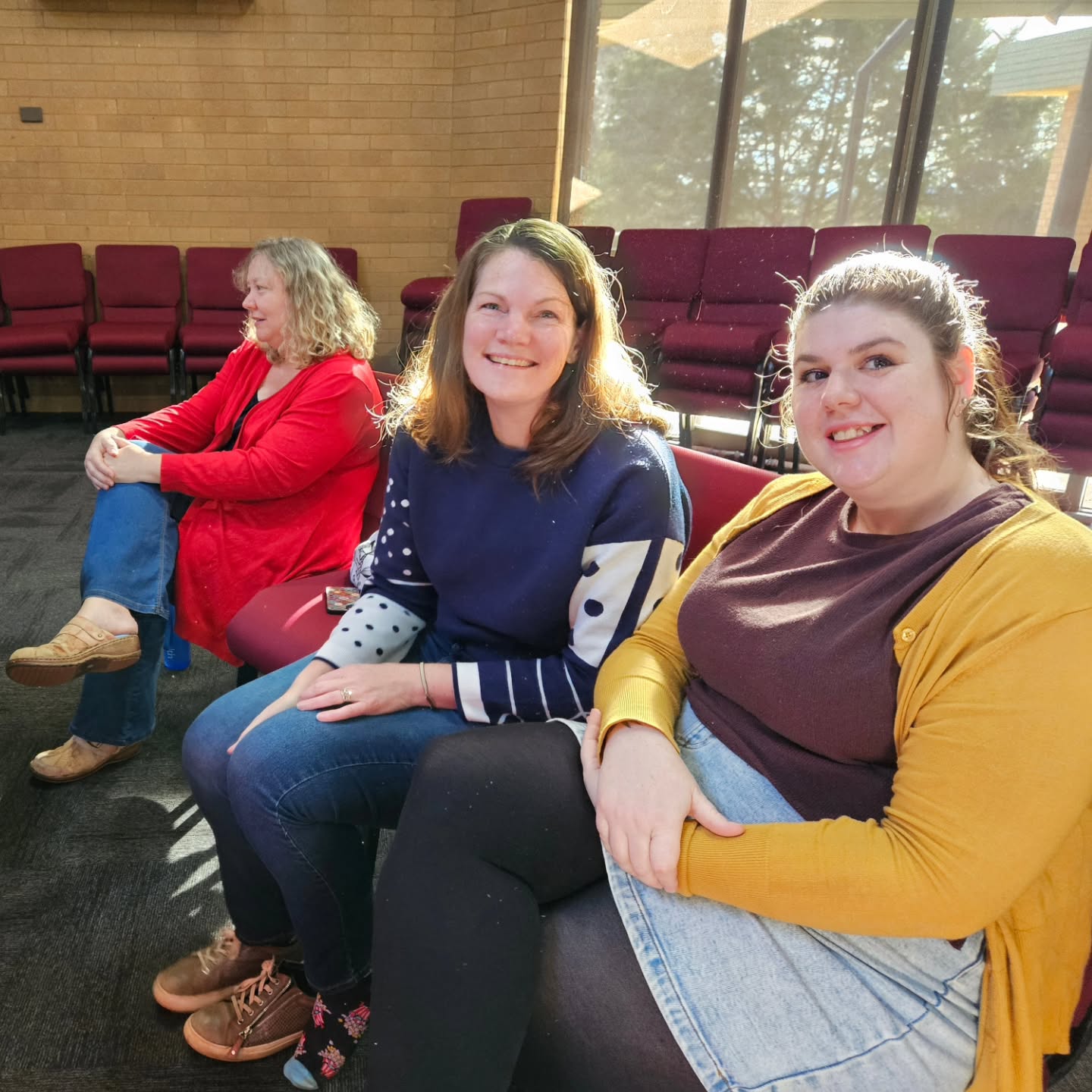 Sundays spent together in the house of the Lord!
This weekend there was the special feature of the God's Yes book launch, and hearing from Amy Erickson on spiritual maturity.