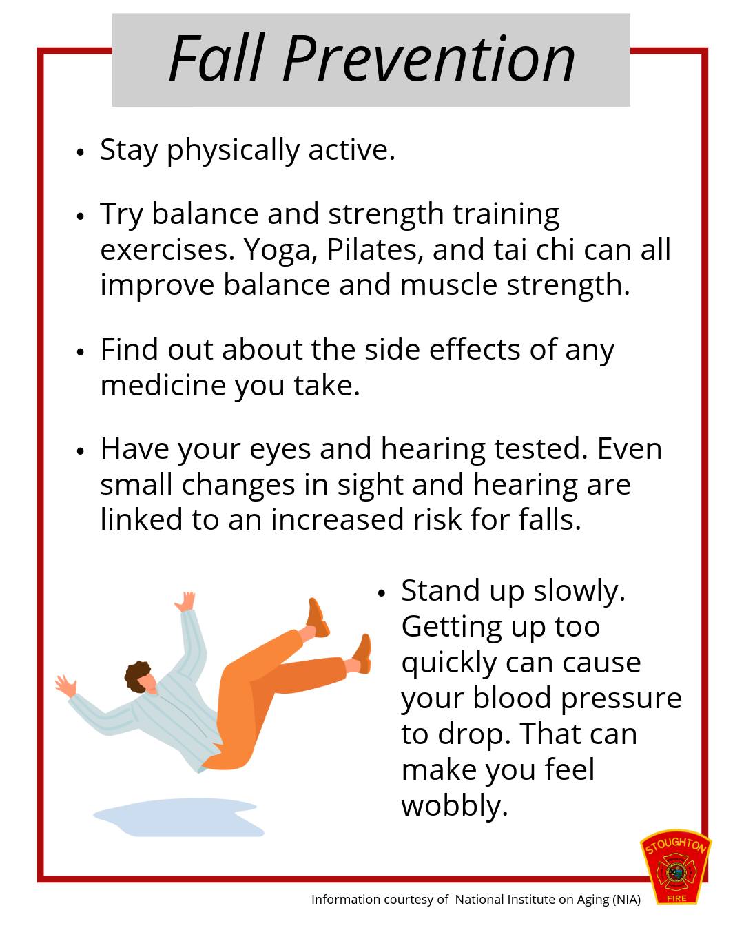 Falls are a leading cause of injury among older adults—but many can be prevented.
Simple changes around the home and daily routine can make a life-saving difference. Follow these essential tips to help protect yourself and your loved ones from serious fall injuries.
#SFD #FallPrevention #SeniorSafety #CommunitySafety