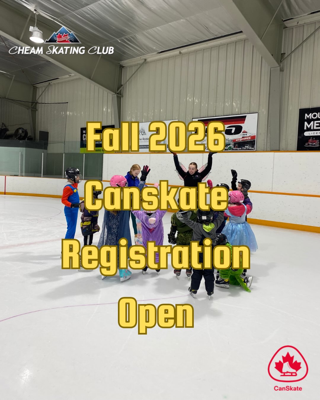 Fall 2026 Canskte registration is now open!
Head to https://cheamskating.uplifterinc.com/registration/ to register.
Canskate is our Skate Canada recognized all blades learn to skate program for all ice sports. All skaters of all abilities and levels are welcome!
Questions? Email cheamsc@telus.net
#aroundchilliwack #skatinglessons #chilliwack