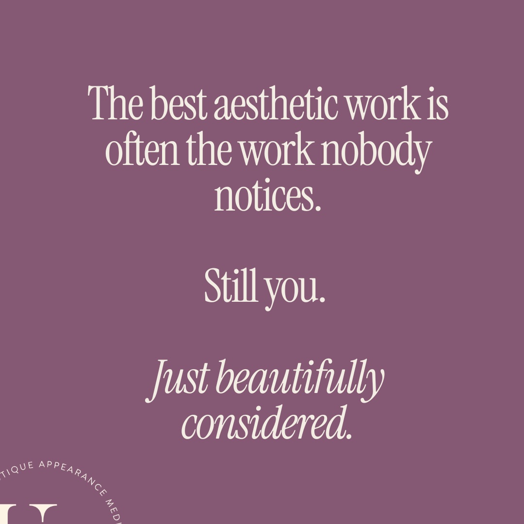 At Unique Aesthetics, we believe aesthetic medicine should be considered, personalised and subtle.
It’s not about changing the way you look. It’s about understanding your unique facial anatomy, listening to what matters to you, and creating a treatment approach that feels right for you.
Because sometimes the best result isn’t a dramatic transformation.
It’s simply looking like yourself.
Refreshed. Rested. Still you.