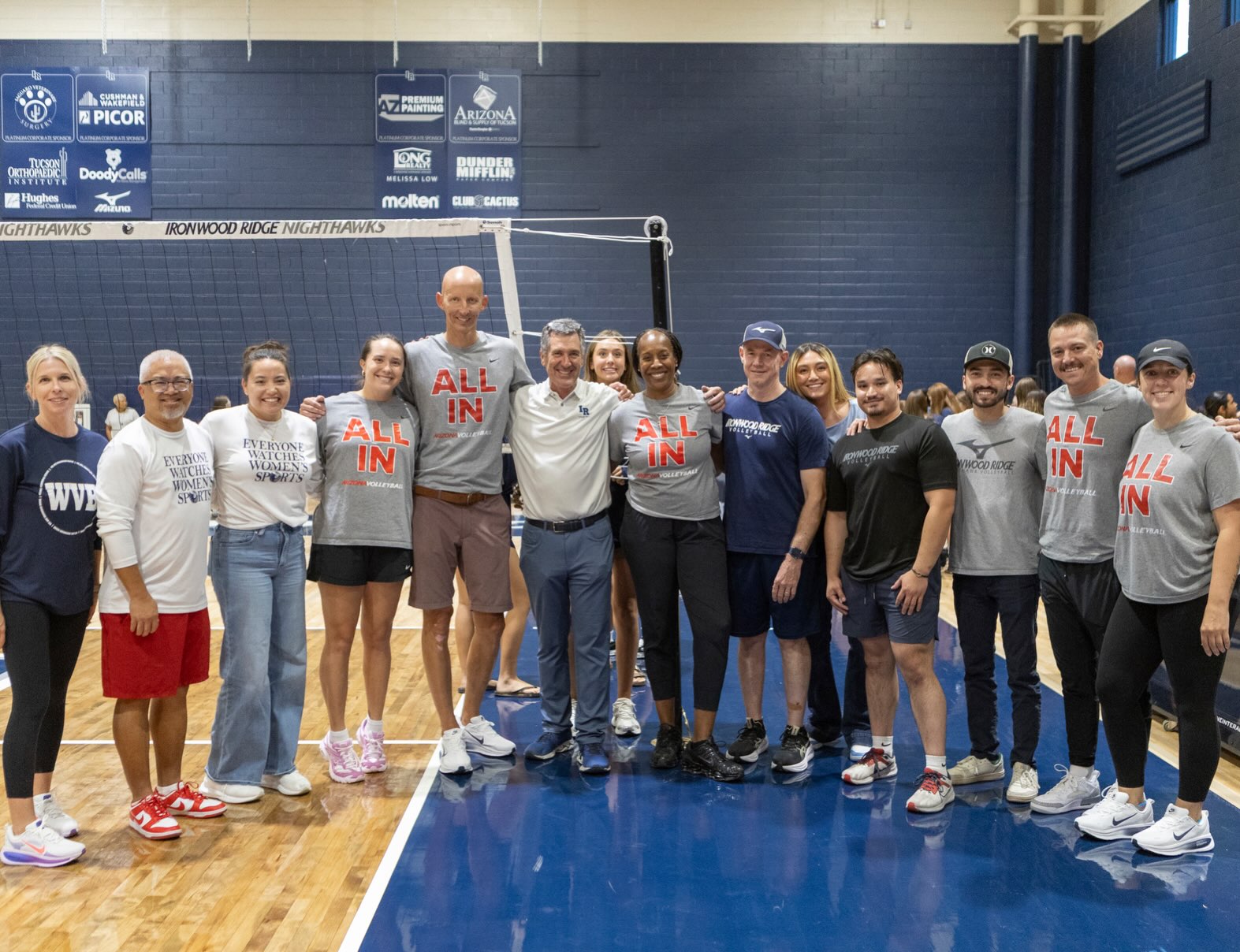 The IRVB Coaching Staff and the UA Coaching Staff. Thank you for the Open Practice and sharing some new ideas for training. Best of luck this season!
