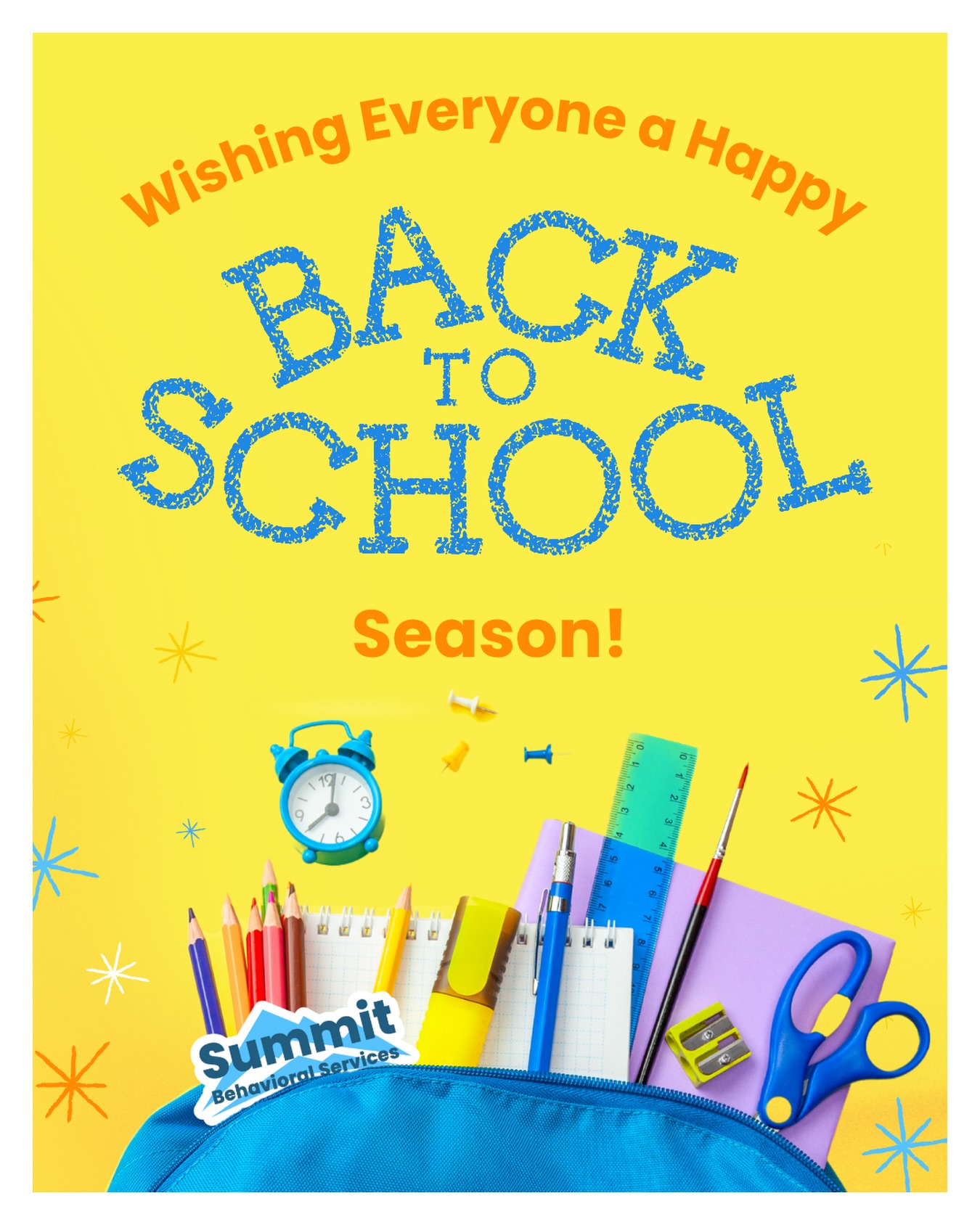 We’re wishing everyone a happy, safe, and inclusive school year as many of our learners and staff begin the official 2026-2027 calendar this week!
We can’t wait to see all the growth and progress this year has in store 🤩
#summitbehavioralservices #ABAtherapy #kansascityautism #behavioralsupport #appliedbehavioranalysis