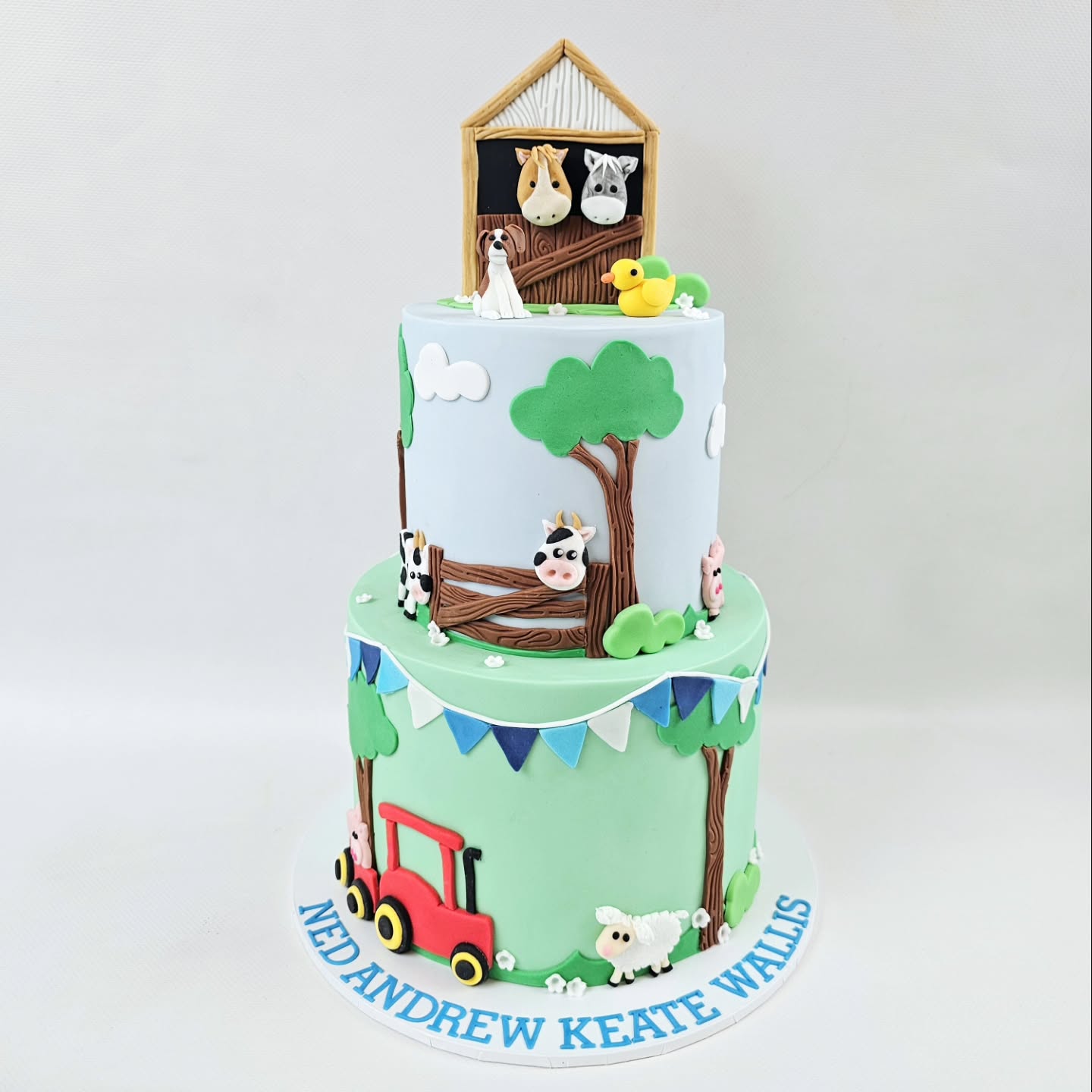 The cutest farm theme christening and 1st birthday cake for baby Ned! ๐ฎ๐ท๐๐ฅ๐๐ถ ๐
.
#dorsetcakemaker
#dorsetcakeshop
#birthdaycakesdorset
#farmthemecake
#blossomdreamcakes