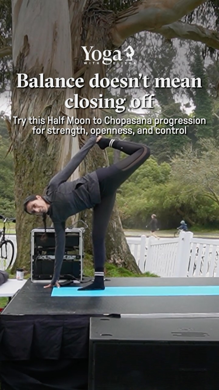 Balance doesn’t mean closing off.
This Half Moon to Sugarcane progression builds strength, openness, focus, and control.
Start by finding length.
Stack the hips.
Open the chest.
Steady your gaze.
Then, if it feels available, bend the top knee and reach for the foot.
Balance isn’t about holding perfectly still. It’s about staying connected while things shift.
👉🏼 Save this for your next strength + mobility flow.
🌿 Join me for free yoga in Golden Gate Park at @thewhalestail_sf most Saturdays.
💻 Can’t join us live? Practice the full replay online.
🔗 Links in bio.
#SanFrancisco #SanFranciscoYoga #BayAreaYoga #GoldenGatePark #HalfMoonPose