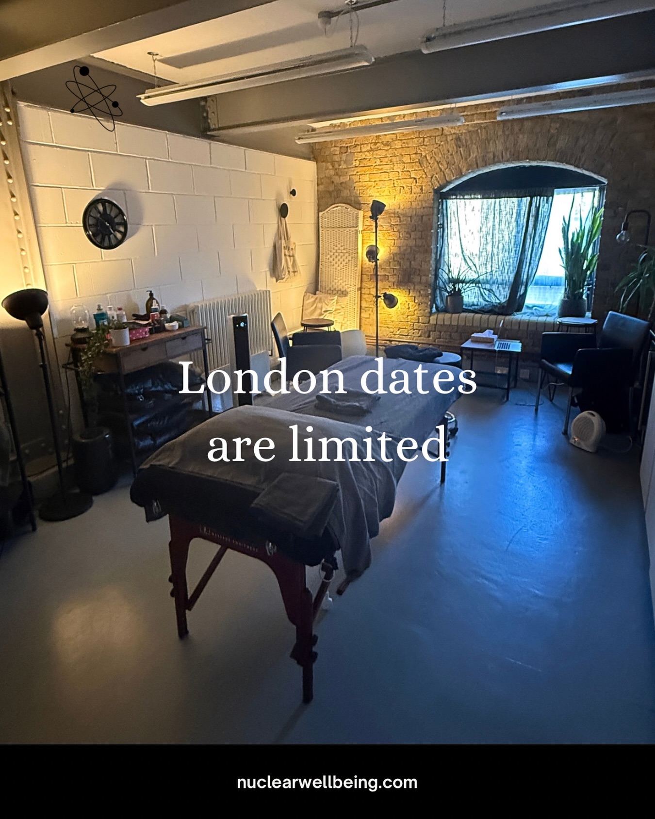 A note for my London clients.
I work from @truthpie in Bermondsey on alternate Mondays, which makes London my most limited diary by some way — only two or 3 dates a month, and they fill quickly.
If you know you’ll want a session, it’s genuinely worth booking sooner than later. And if you’d like to be told about any last minute cancellations, ask me to add you to my WhatsApp broadcast.
It’s not a group, and no one sees anyone else’s details — you’ll simply receive a message from me when something opens up.
→ www.nuclearwellbeing.com
#NuClearWellbeing #clinicalmassage #London #Bermondsey #wellbeing