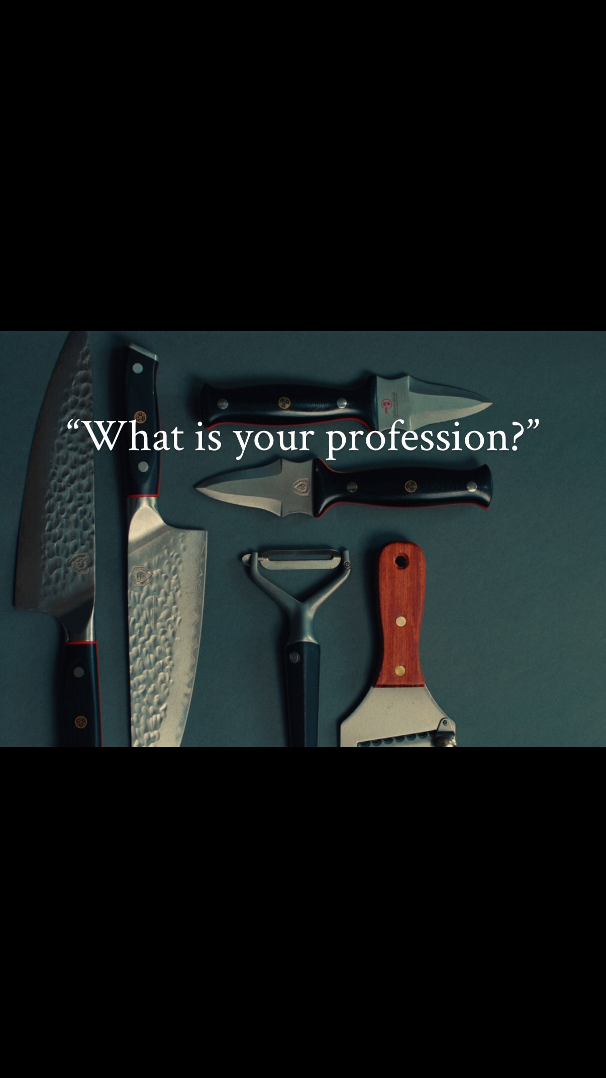 “What is your profession?”