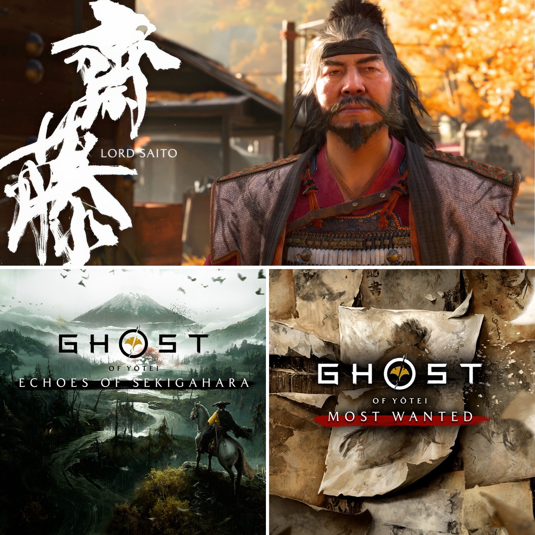 RETURN TO YŌTEI. Ghost of Yōtei COMPLETE EDITION featuring ECHOES OF SEKIGAHARA, MOST WANTED, and yes, even MORE LORD SAITO is available for PS5 OCTOBER 1. Pre-order yours TODAY.