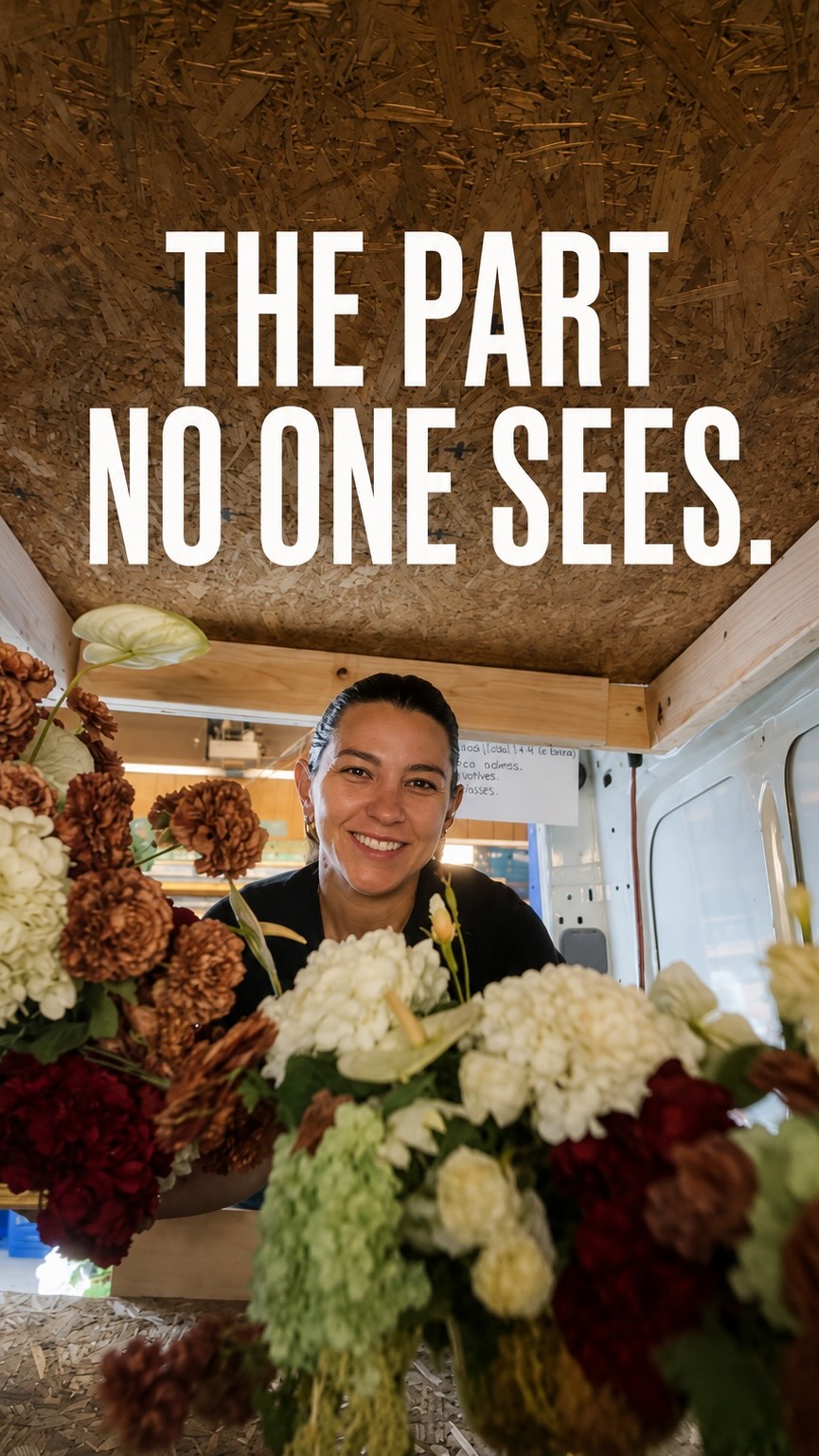 Everyone sees the beautiful part.
No one talks about the day after the event. 😂