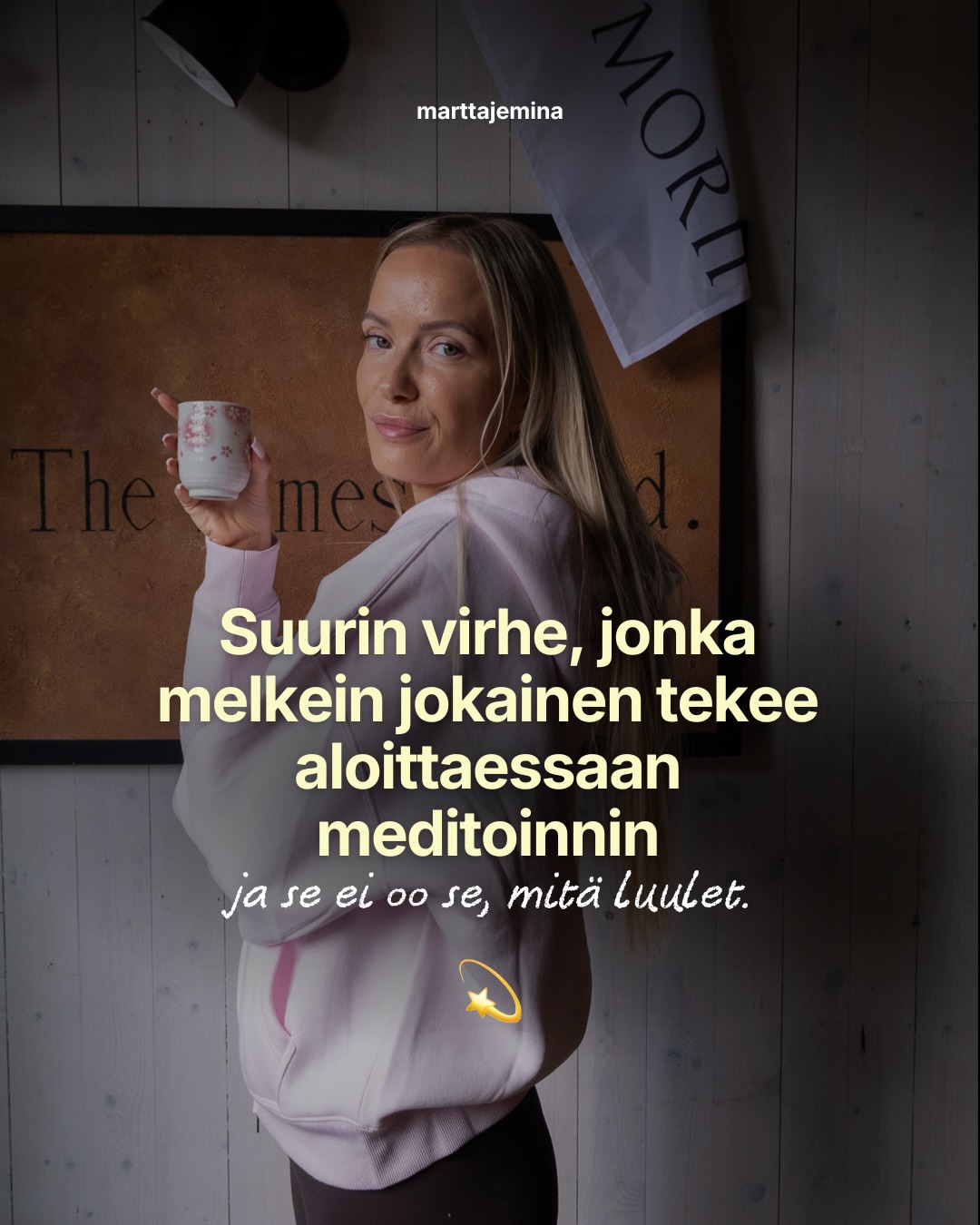Aloitin aikoinaan itsekin meditoinnin ”toiveajatteluun” nojaten…
…mutta huomasin pian, että itselleni parhaimmat ”triggerit” rutiinin luomiseksi ovat olleet mm. iltaisin peiton alle sänkyyn mennessä ja aamulla HETI silmien avaamisen jälkeen.
Ja on ihan parasta kun noita molempia hetkiä odottaa innolla. 🥰
(Vaikka itse meditoin tällä hetkellä pari kertaa päivässä, niin se ei tarkoita, että sinun tarvitsisi. Aloittelijalle esim. 3-5 kertaa viikossa riittää jo todella hyvin tuloksien huomaamiseksi.)
Mikä on sun oma ”ankkuri” tällä hetkellä, vai etsitkö vielä sitä? 🫶🏼
#meditaatio #meditointi #mielenhyvinvointi #henkinenkasvu #henkinenhyvinvointi