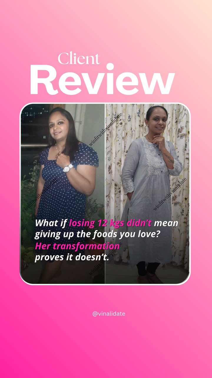 The biggest reason Swati delayed starting wasn’t laziness.
It was fear.
Fear that healthy eating meant boring food.
No celebrations.
No family dinners.
No joy.
She believed weight loss had to feel like punishment.
But sustainable change doesn’t begin with restriction.
It begins with permission.
Permission to nourish yourself.
Permission to enjoy food.
Permission to stop living in an all-or-nothing cycle.
The weight came down.
But so did the fear.
For the first time...
Healthy felt livable.
💬 Comment “JOIN” to join my WhatsApp community where thousands of women are healing their relationship with their body, overcoming emotional eating, and creating lasting weight loss—without restrictive diets.