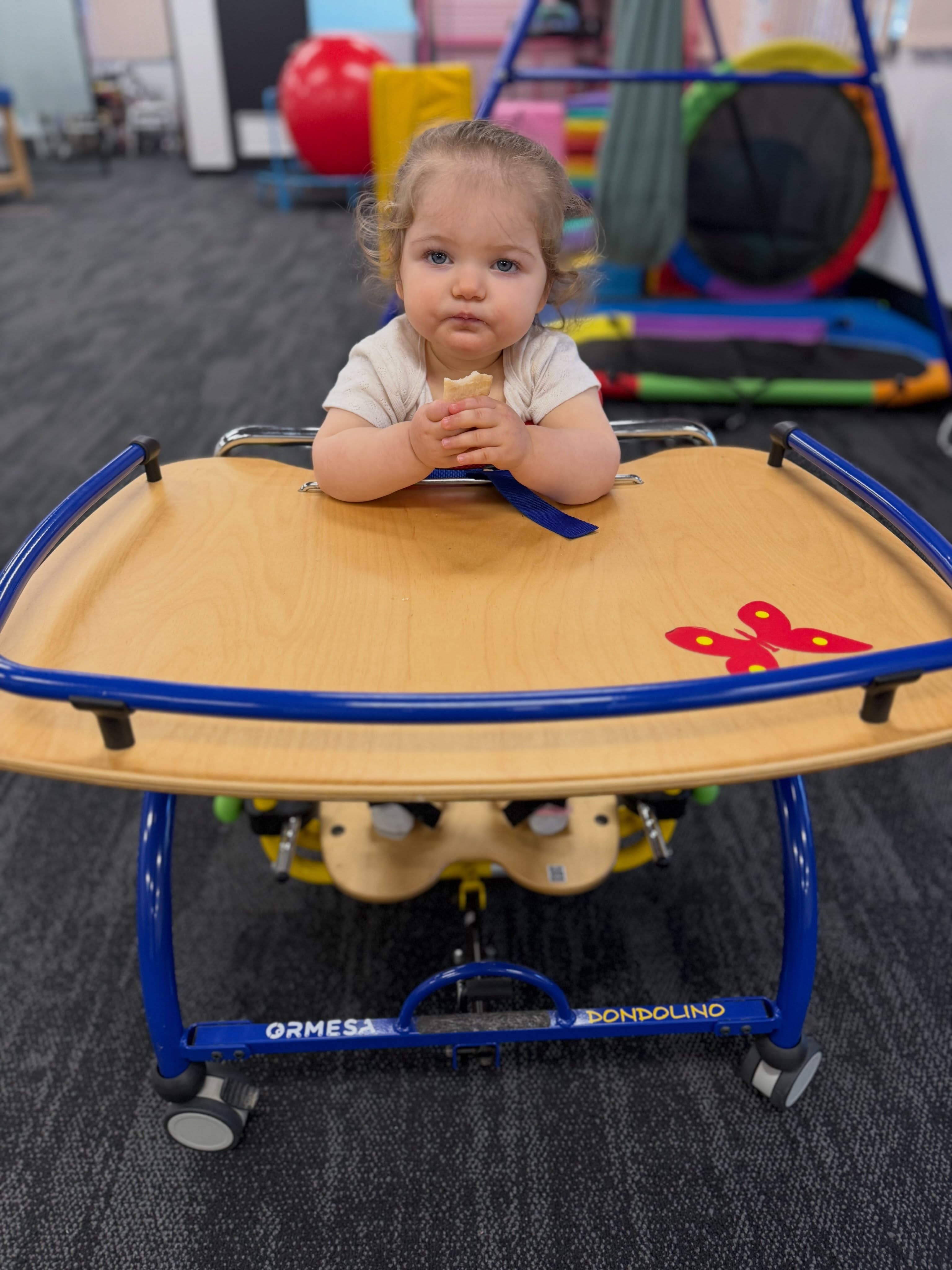 Miss C got her first standing frame today! She loved being upright and standing tall 🤍
With some OT and physio collaboration to source the right stander and get everything fitted, Miss C was up and standing today in a second-hand stander generously donated by @sprouthealthpaeds
.
.
.
#physiotherapy #occupationaltherapy #disability #paediatrics #kid