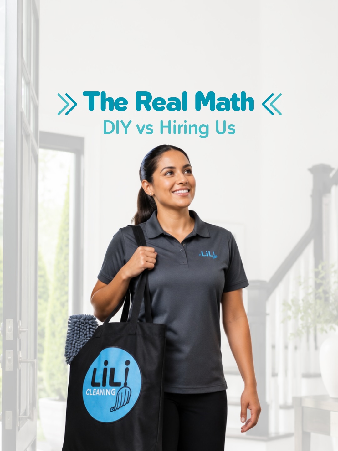 At least 4 hours every Saturday? Let’s see the math behind that.
📋 That’s 4 hours scrubbing floors instead of at the pool with your kids. It’s coming home tired to keep cleaning instead of coming home to rest. It’s cleaning instead of sitting through homework help on a Tuesday afternoon.
🩵 With Lili Cleaning’s recurring plans, that time goes back to you. Same trained, in-house team every visit, no subcontractors, ever. We’ve helped families across Jacksonville & St. Augustine, FL make this trade for over 13 years.
What would you do with your Saturday back?
#stjohnscounty #jacksonvillemoms #lilicleaning