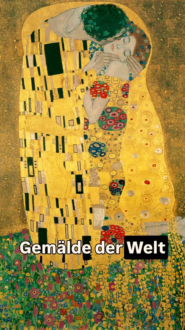 Wait, Whaaaat?! Der Kuss von Gustav Klimt gilt als Ikone der Liebe, Hingabe und Verschmelzung - aber, Moment mal! Hast du mal genauer hingeschaut was die Komposition des Werkes betrifft? Die Komposition kann durchaus Hinweise auf den Ausdruck einer Hierarchie zwischen Mann und Frau im Gemälde geben… schau mal genau hin mit uns 🔎🕵🏻🖼️ #ibkk #kunstgeschichte #bilddeutung #komposition #artlover