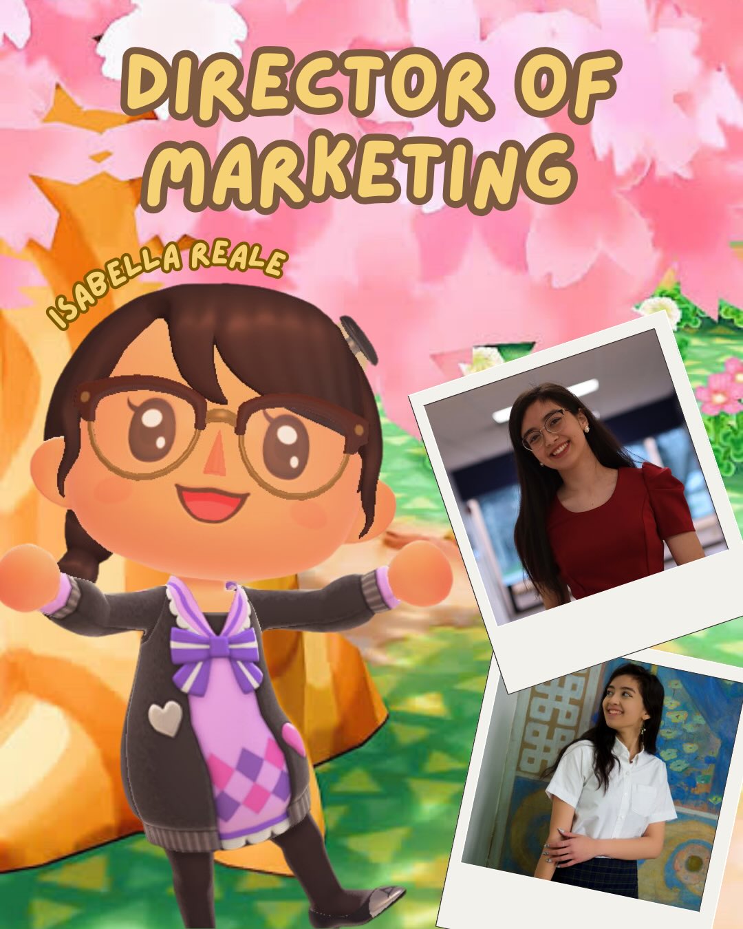 Meet your ‘26-‘27 MAFA Board! Everyone please welcome your Director of Marketing, Isabella Reale