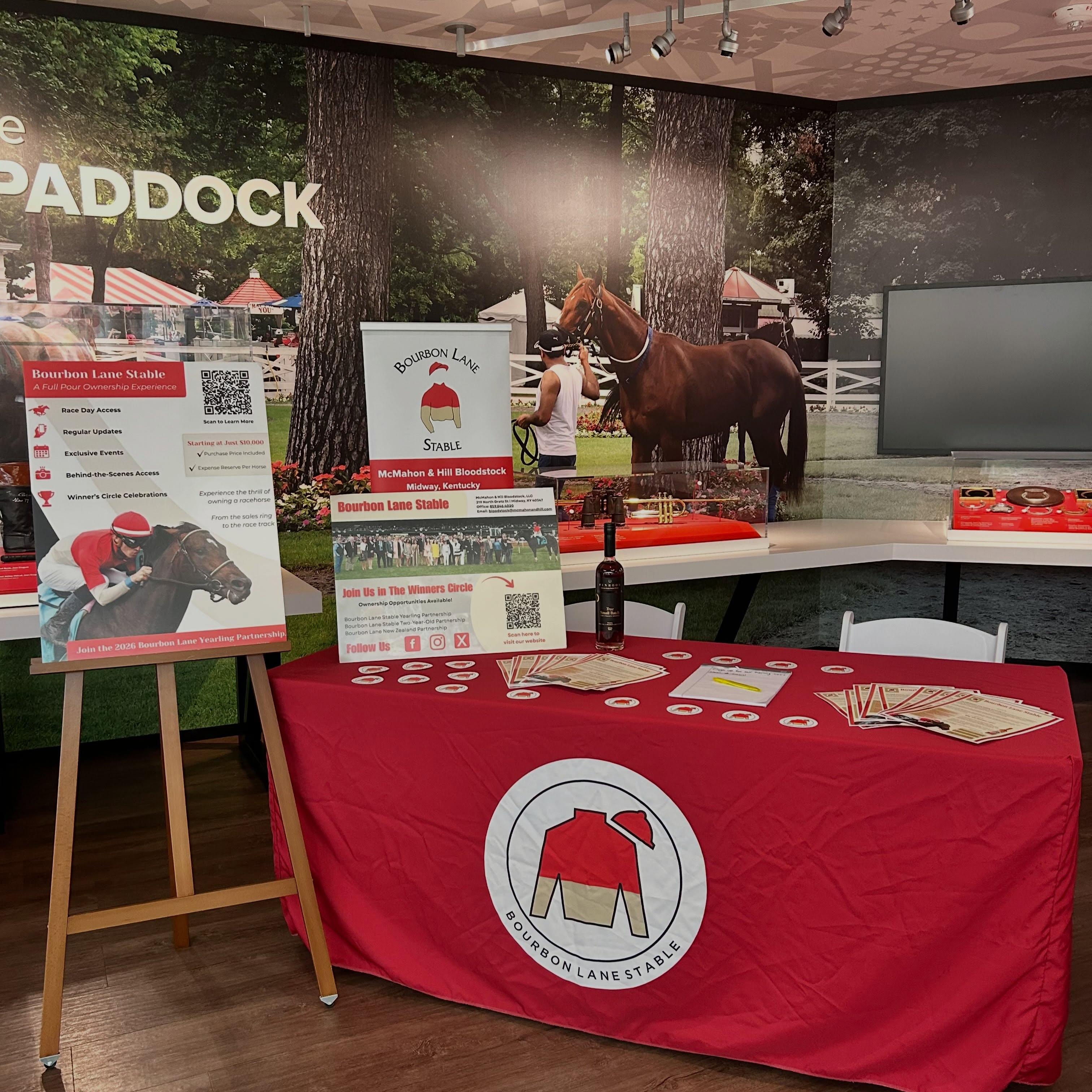 Come by and see the Bourbon Lane Stable team this morning at the Racing Partnership & Syndicate Meet and Greet at the National Museum of Racing and Hall of Fame in Saratoga!
Whether you’re new to ownership or looking for your next partnership, stop by, say hello and learn more about getting involved with Bourbon Lane.
📍 National Museum of Racing and Hall of Fame
⏰ 9–11 AM
#BourbonLaneStable #RacehorseOwnership #Saratoga #ThoroughbredRacing #HorseRacing