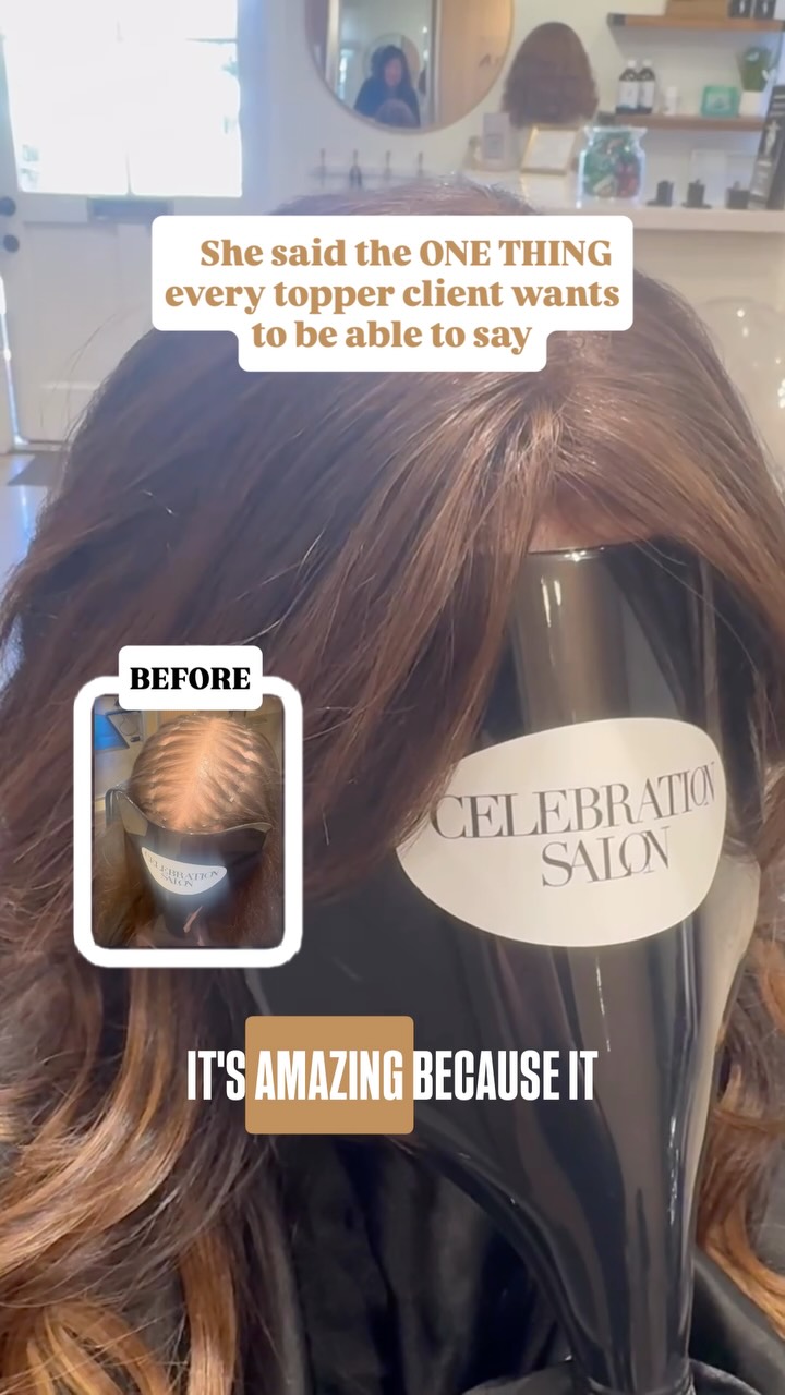 There’s no better feeling than hearing a client say, “You can’t tell what’s my hair and what’s not.” 🤍
That’s exactly what we want with mesh integration. Her natural hair blends right into her topper for a result that looks and feels completely seamless.
No obvious lines. No wondering if people can tell. Just fuller, beautiful hair that feels like her again.
If you’ve been struggling with thinning hair or hair loss and want an option that blends naturally with the hair you already have, mesh integration could be the answer you’ve been looking for.
Book a consultation to learn more. 🤍
#hairloss #thinninghair #meshlessintegration #hairtopper #hairlosssolution